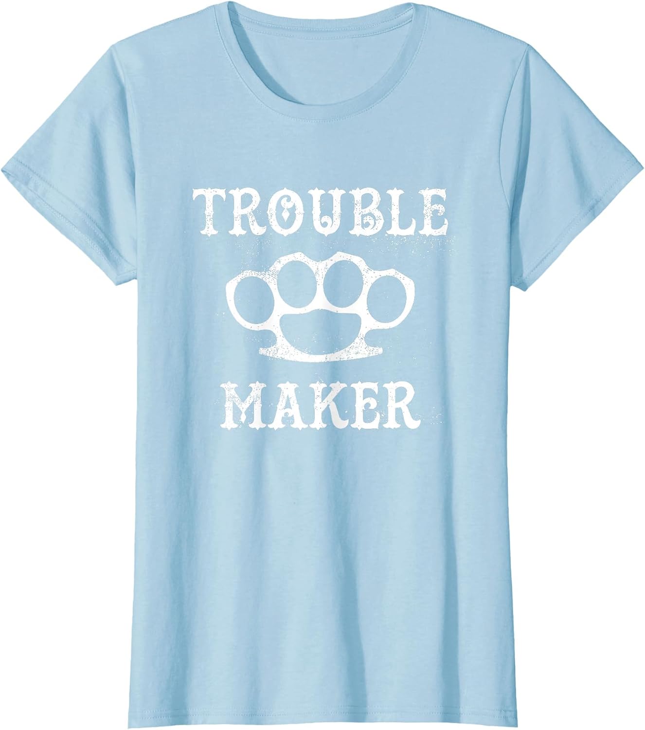 Trouble Maker Brass Knuckles Dark Humor