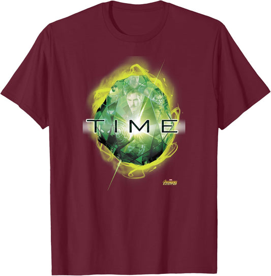 Marvel Infinity War The Green Time Stone Graphic T-Shirt - T-Shirt | Maroon
