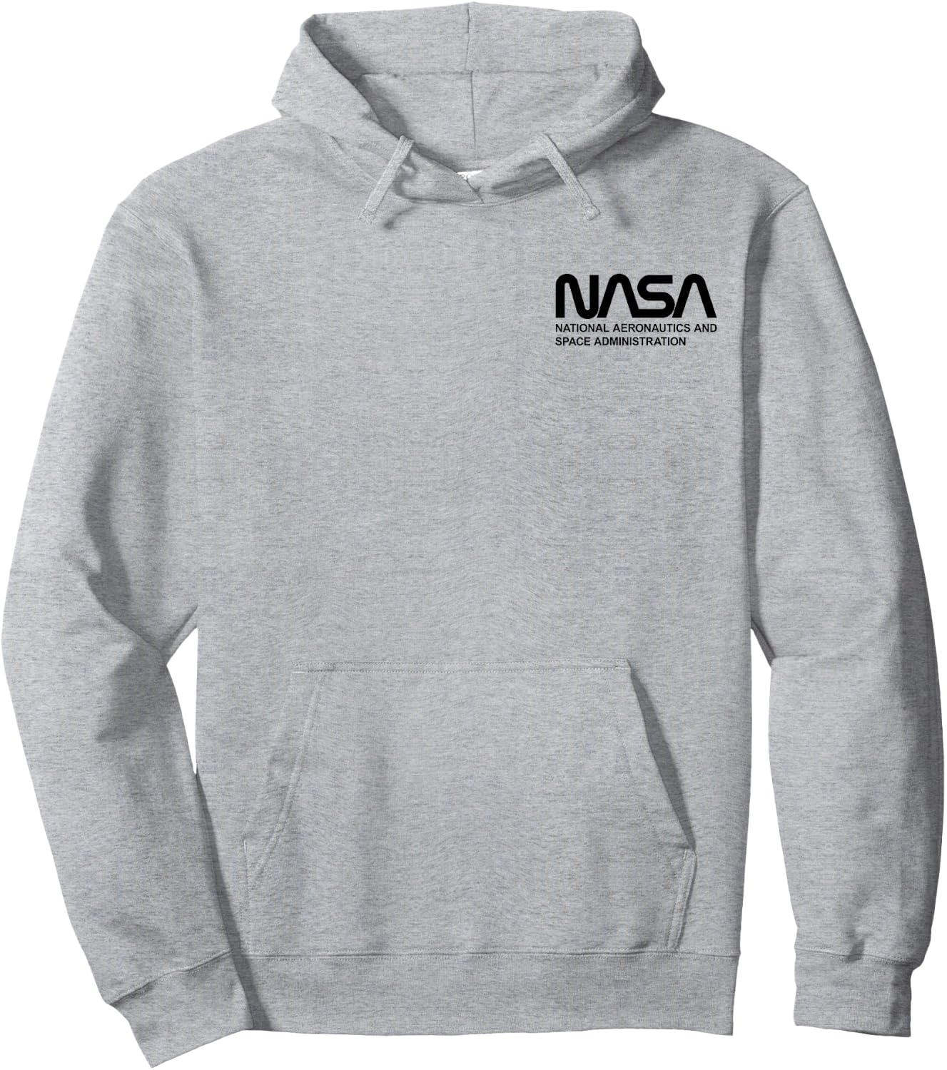 NASA Astronaut Teddy-Bear Worm Logo Hoodie - Hoodie | Ash