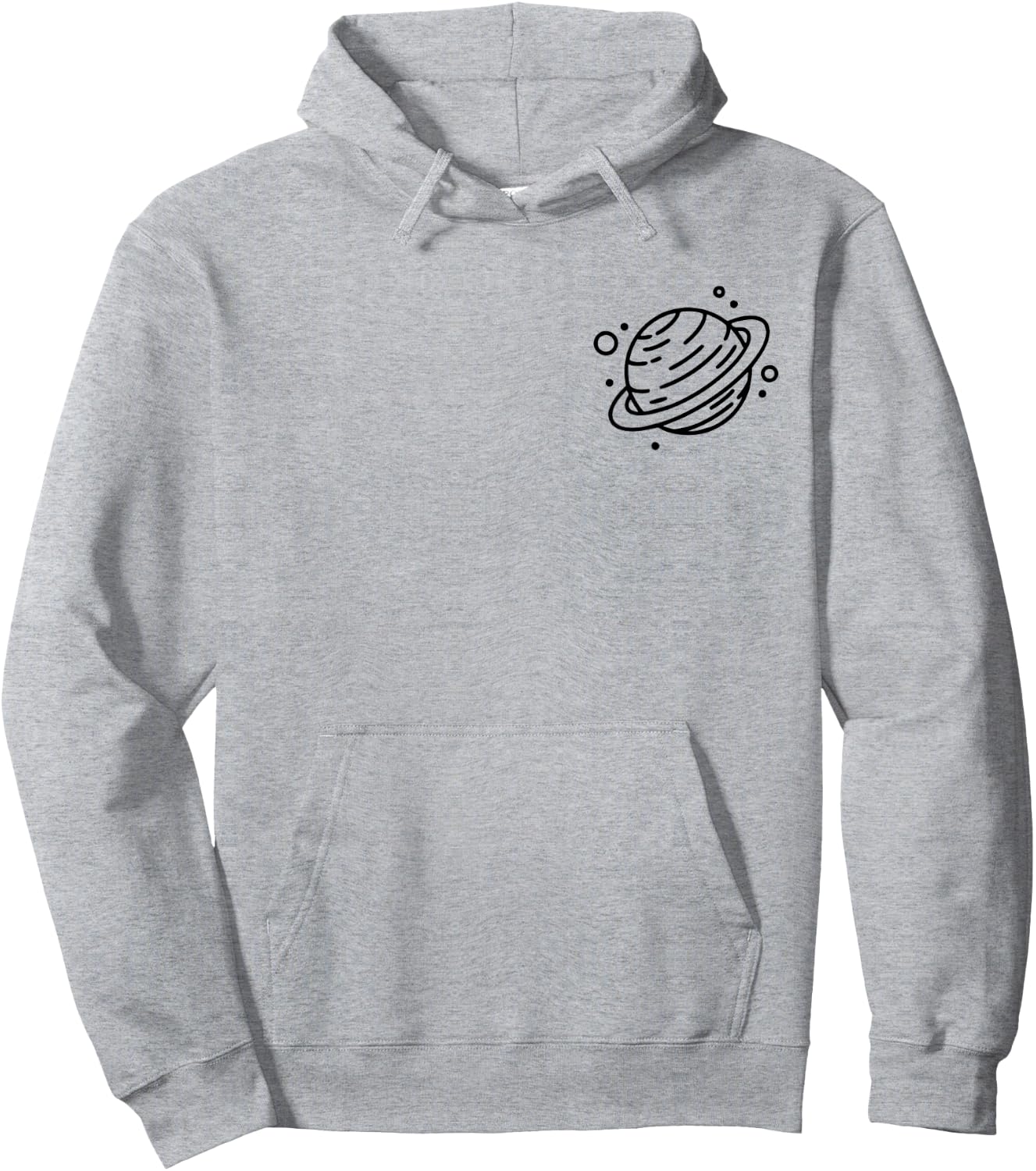 Cute & Simple Star Graphic Galaxy Space Gift Hoodie - Hoodie | Ash