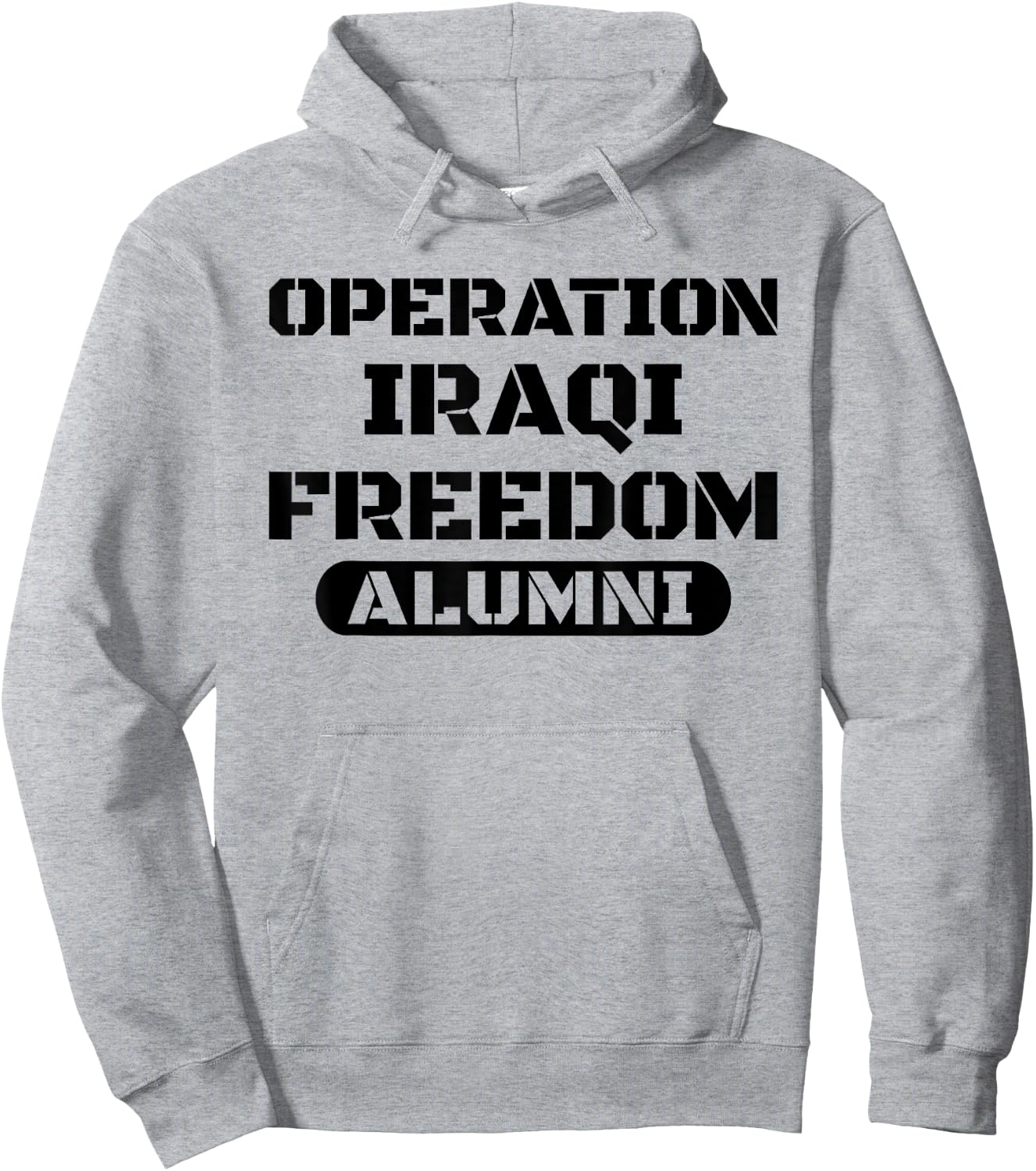 Operation Iraqi Freedom Alumni OIF Iraq Veteran Hoodie - Hoodie | Ash