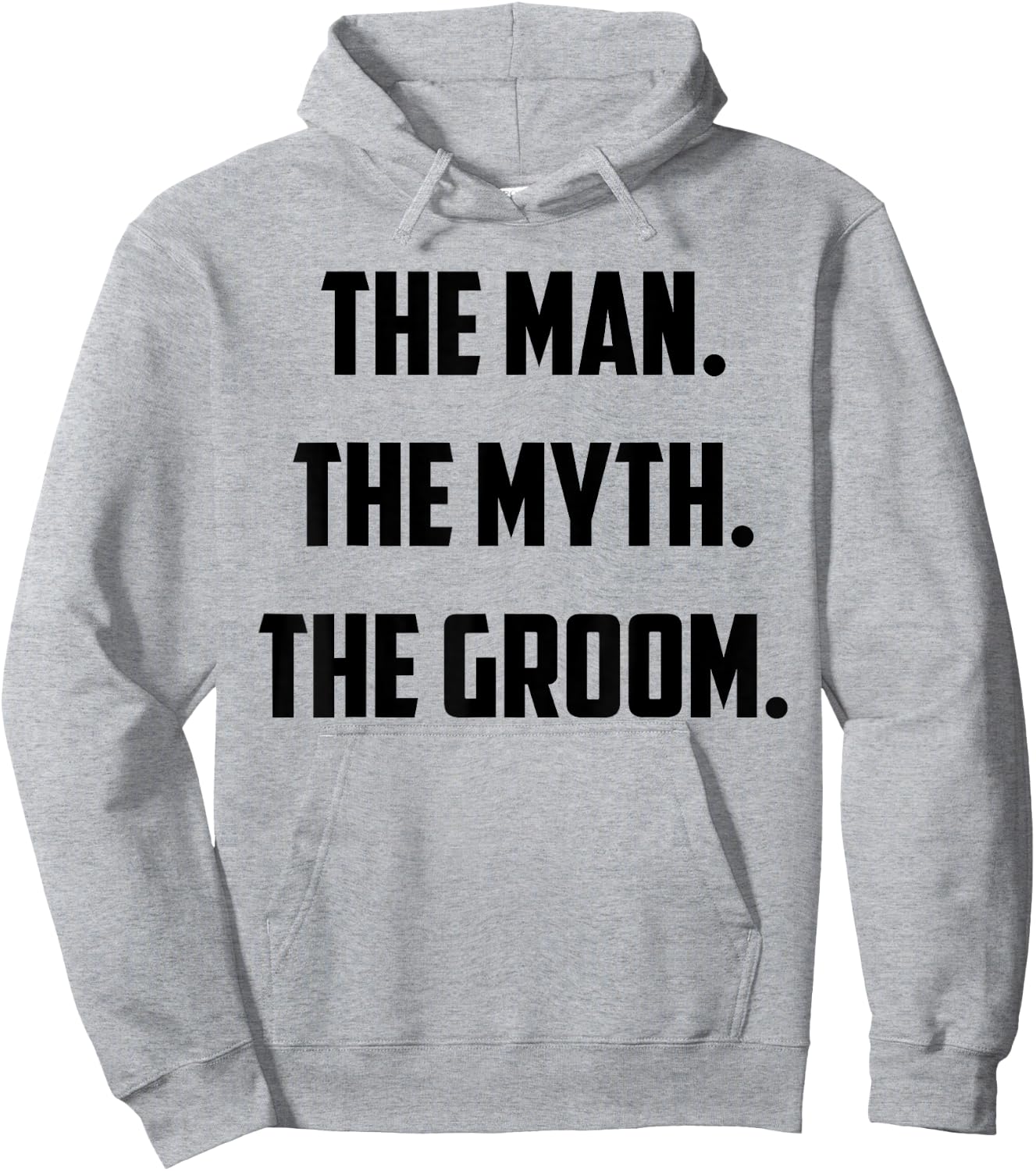The Man The Myth The Groom Hoodie - Hoodie | Ash