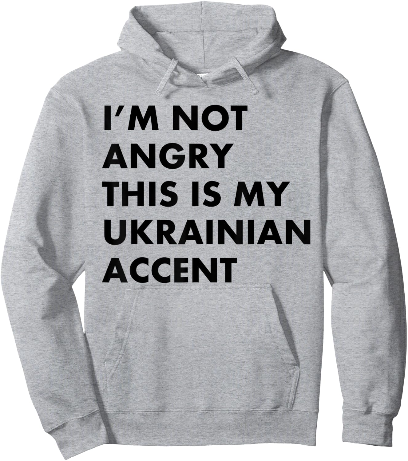 Funny Ukrainian Accent Ukraine Saying Voice Hoodie - Hoodie | Ash