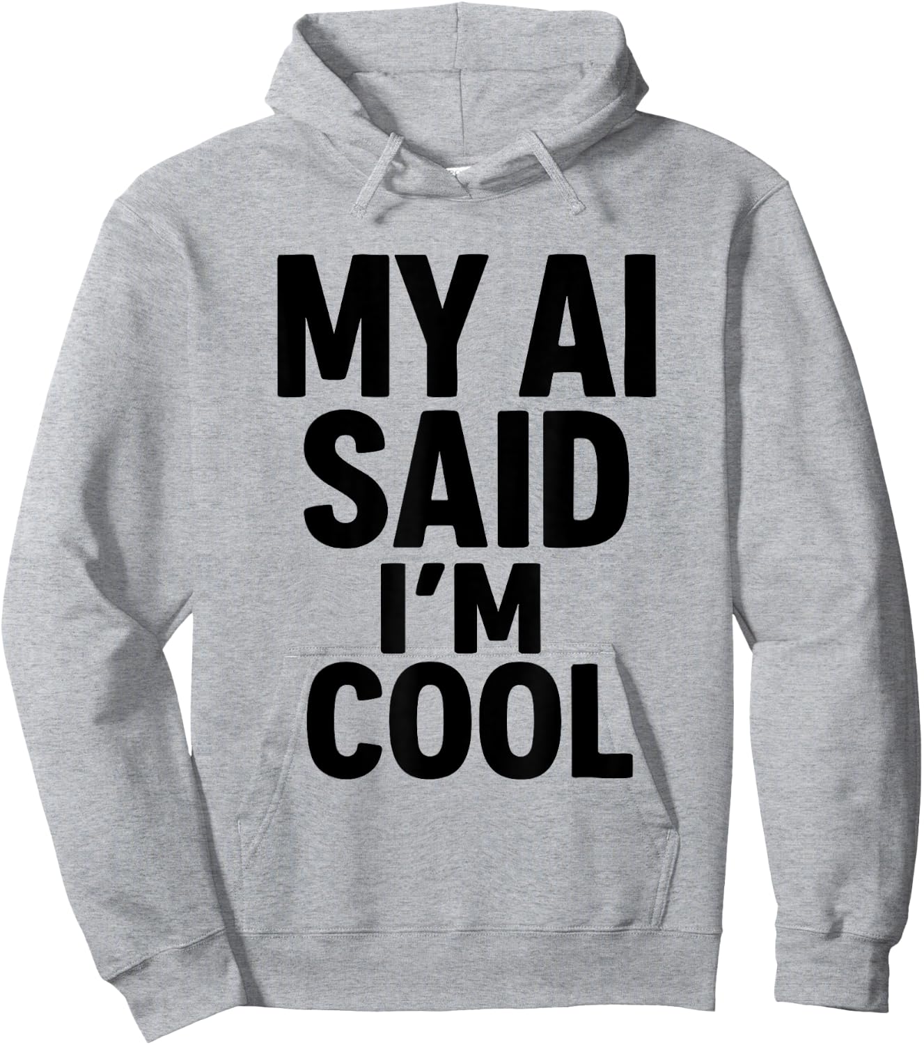 Funny AI Artificial Intelligence Hoodie - Hoodie | Ash