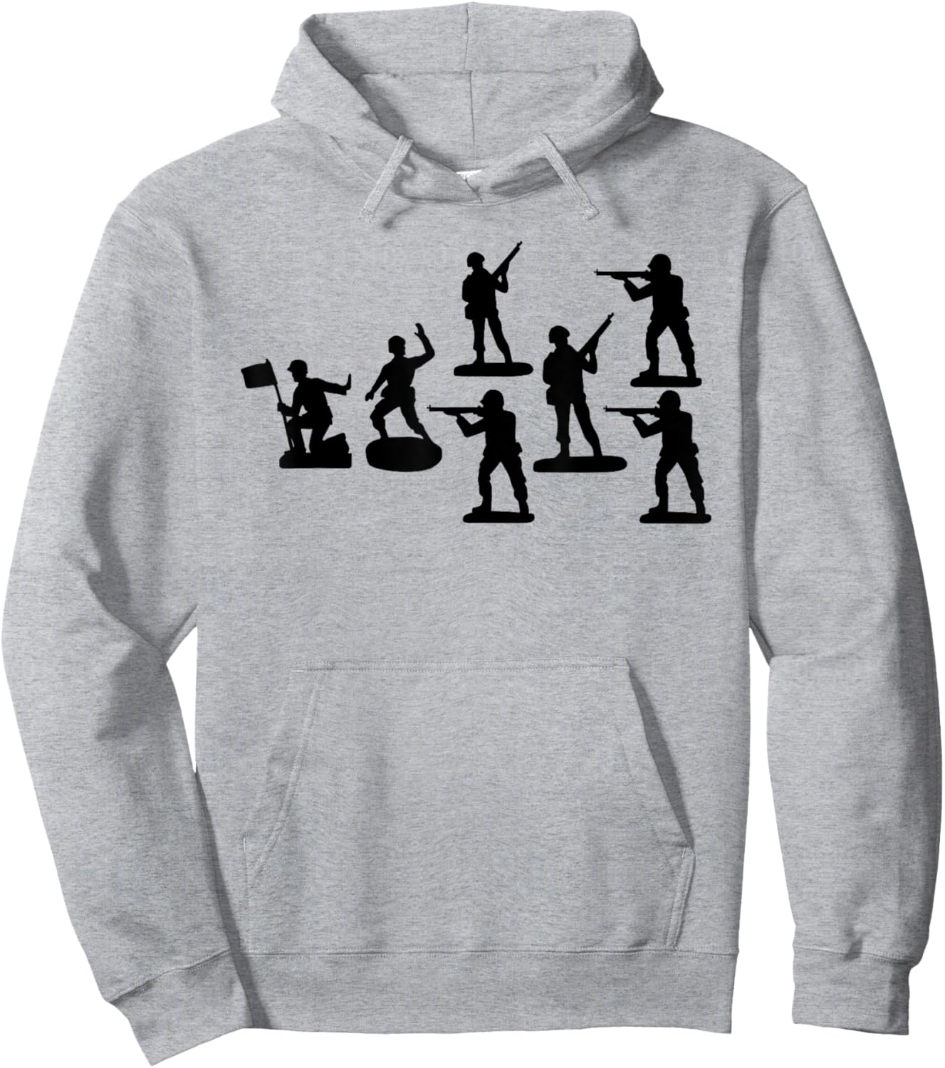 Toy Soldiers | Cute Little Lovers Gift Hoodie - Hoodie | Ash