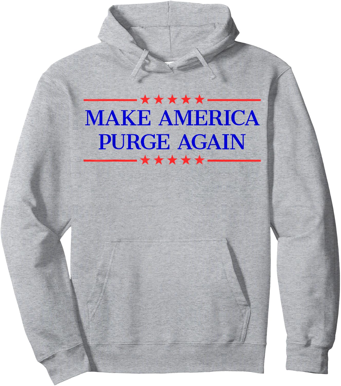 Make America Purge Again Hoodie - Hoodie | Ash