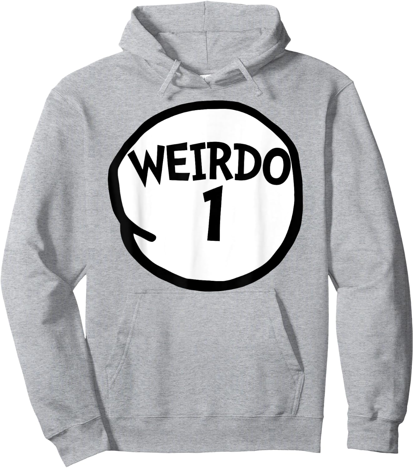 Weirdo 1 Funny Weirdo One Group Hoodie - Hoodie | Ash