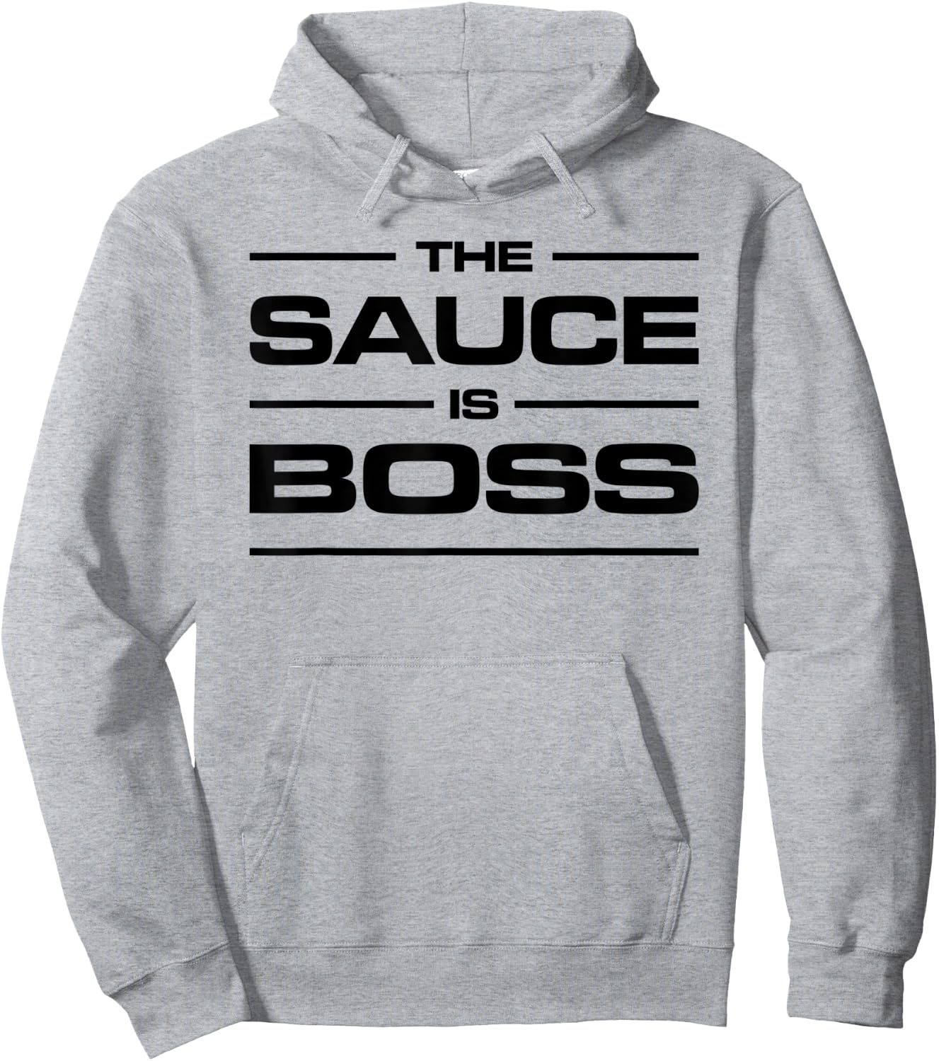 The Sauce is Boss Sauce Boss Culinary Apparel Hoodie - Hoodie | Ash