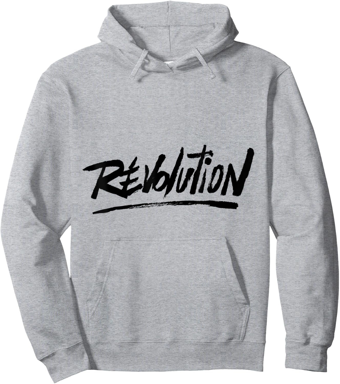 Revolution Word Hoodie - Hoodie | Ash