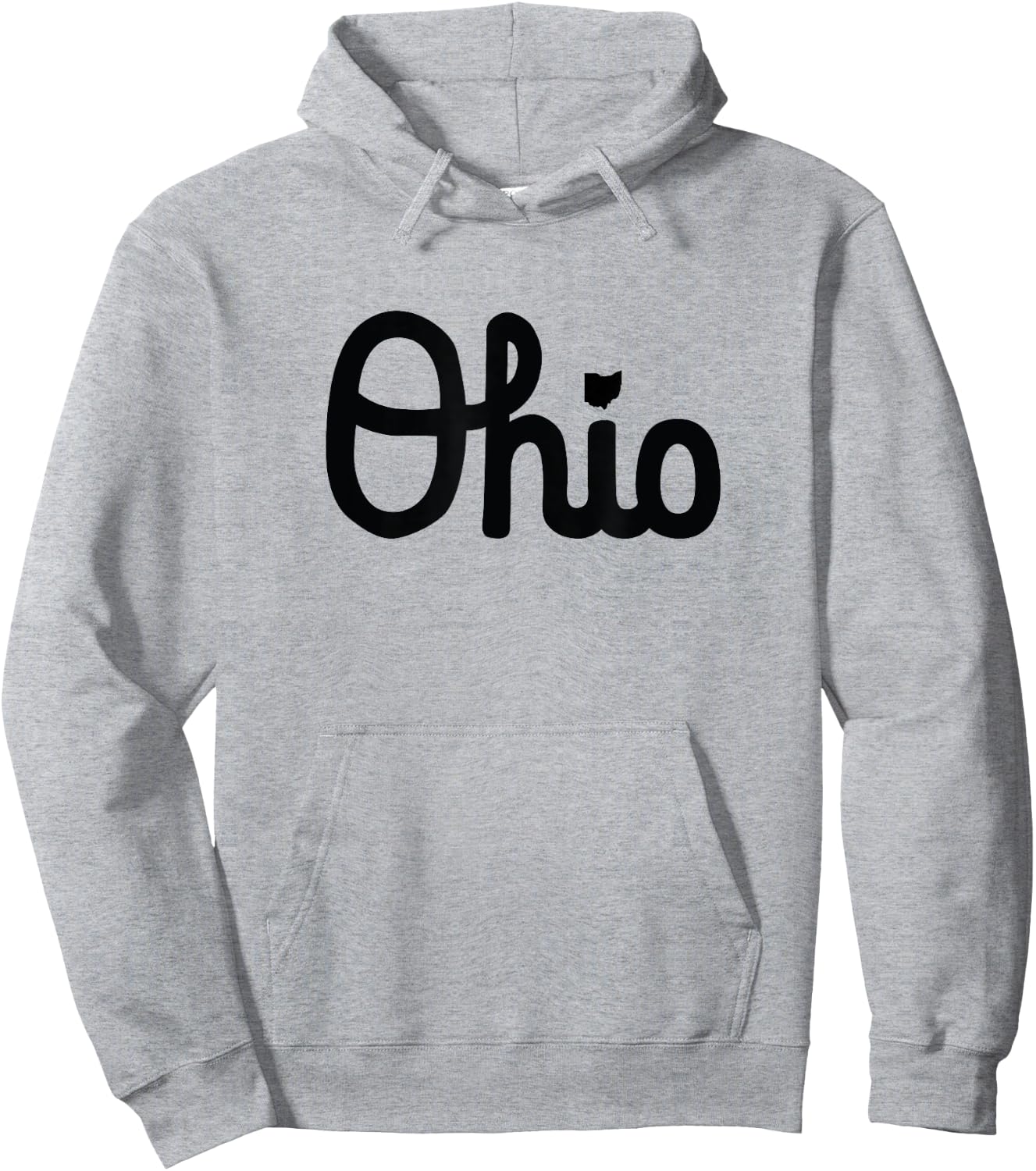 Vintage Script Ohio Dots The I Hoodie - Hoodie | Ash