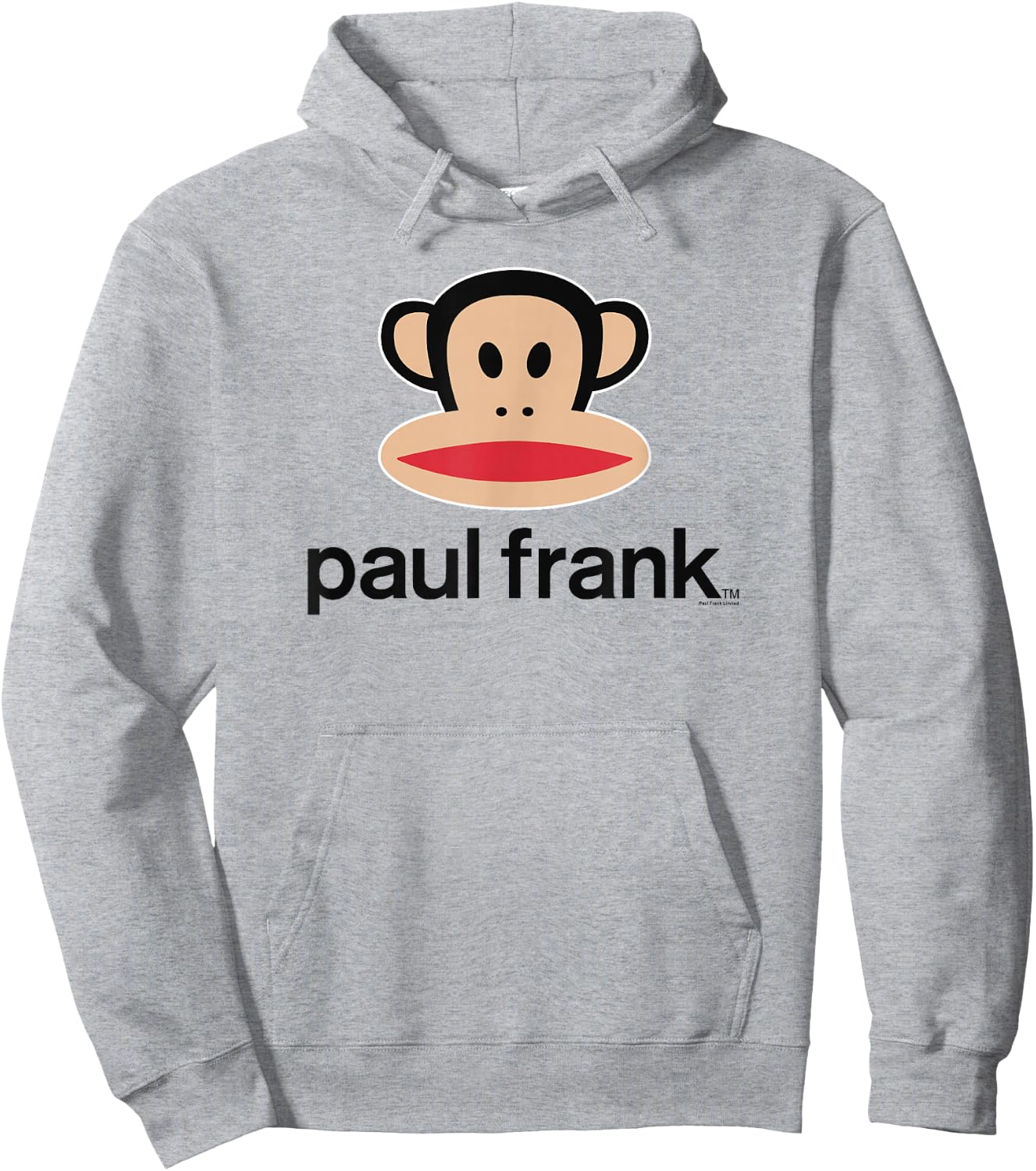 Paul Frank Julius Big Face Logo Hoodie - Hoodie | Ash