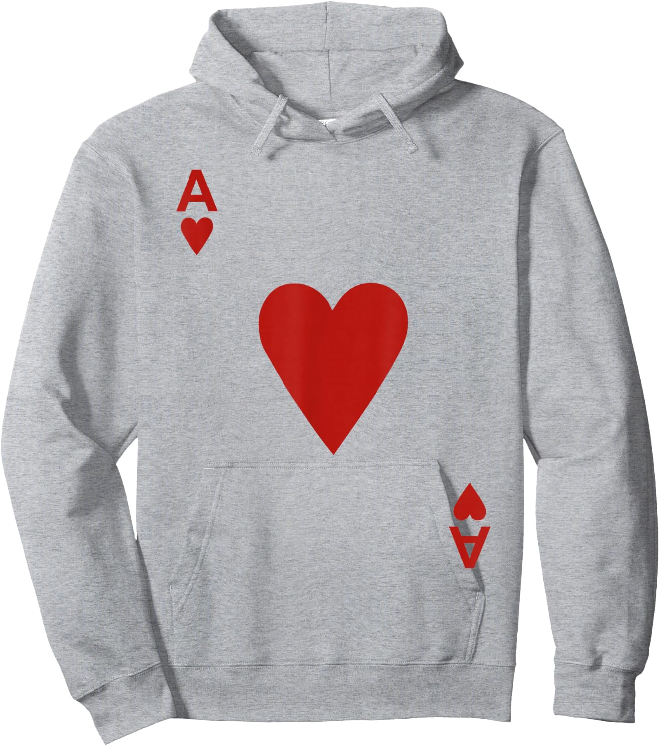 Ace of Hearts Blackjack Cards Poker 21 A Hoodie - Hoodie | Ash
