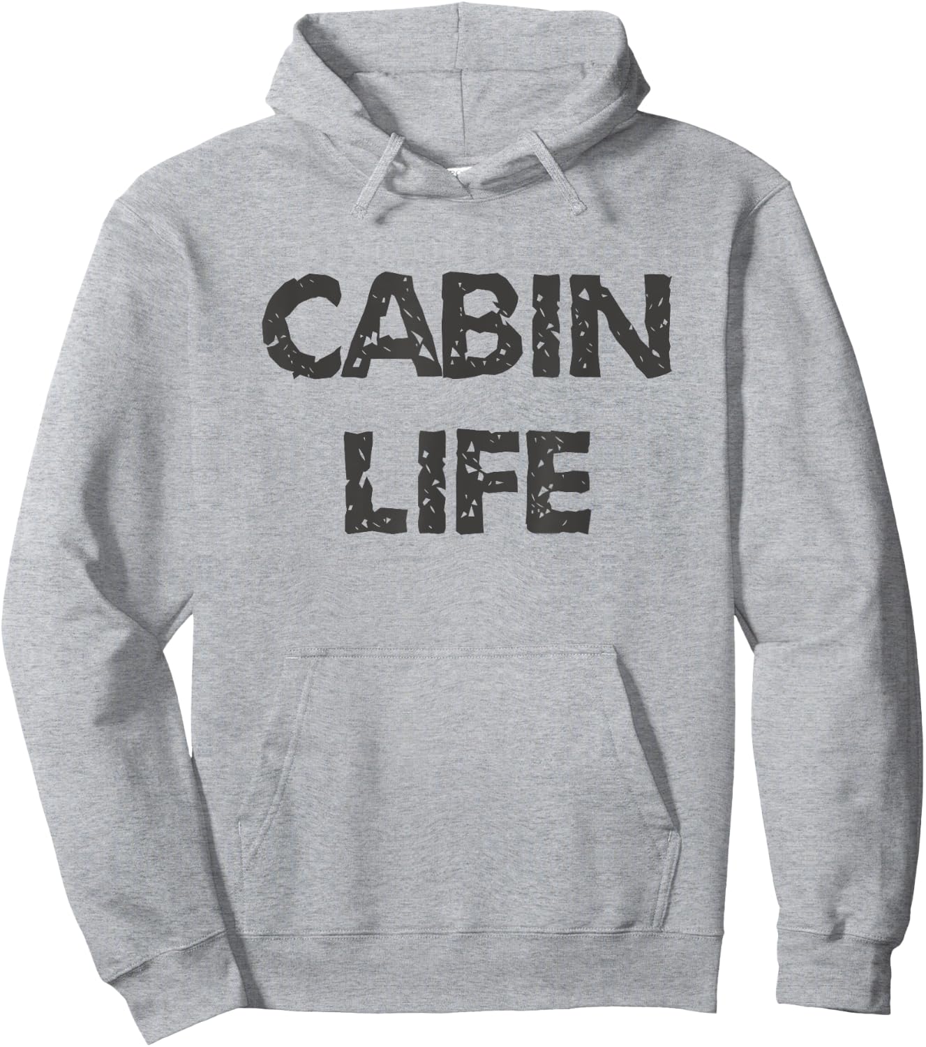 Cabin Life Shirt, Camping, Lakes and Cabins Hoodie - Hoodie | Ash