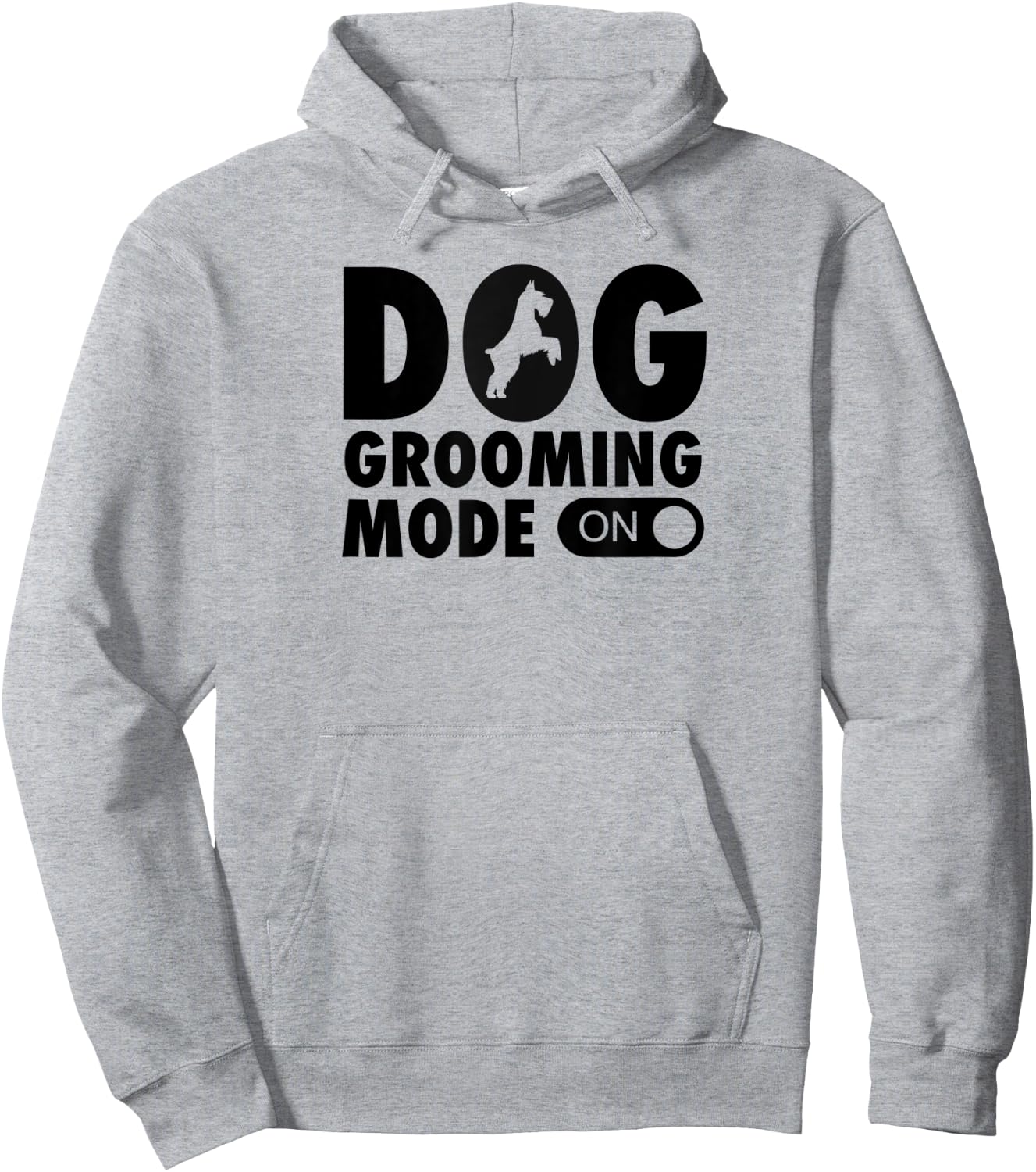 Dog Grooming Mode On Funny Cute Pet Groomer Hoodie - Hoodie | Ash