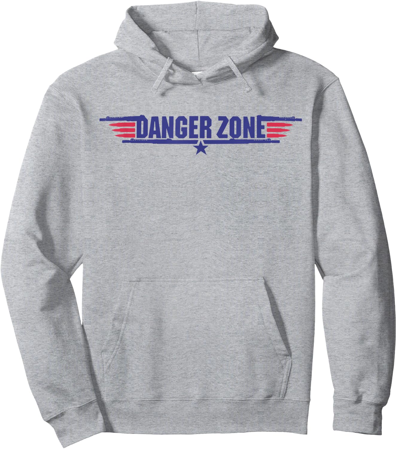 Danger Zone Hoodie - Hoodie | Ash