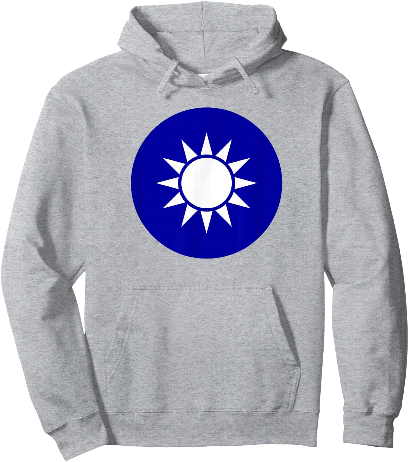 Taiwan Flag Taiwanese Emblem Roundel Taipei Hoodie - Hoodie | Ash