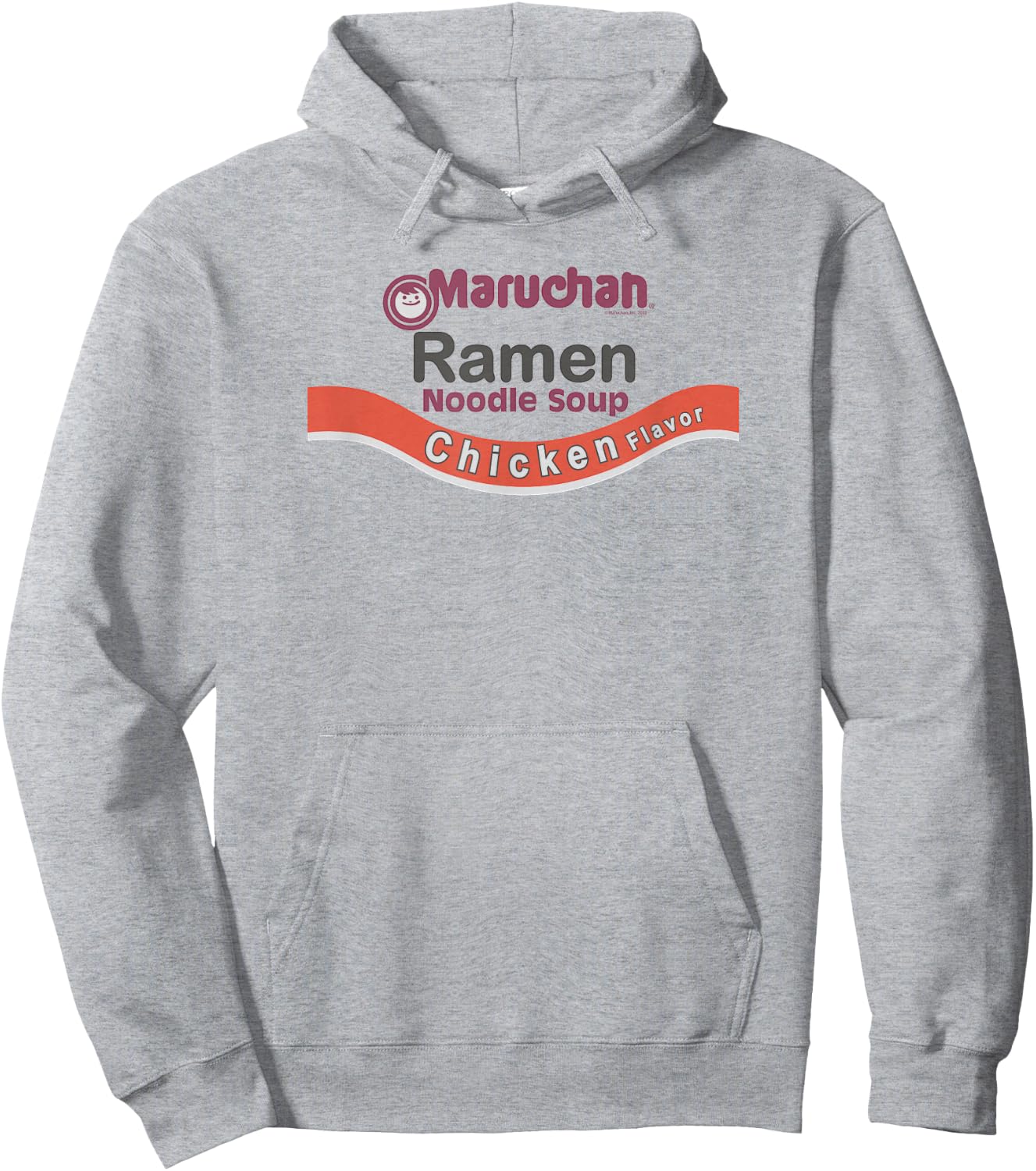 Maruchan Ramen Noodle Soup Chicken Flavor Logo Hoodie - Hoodie | Ash