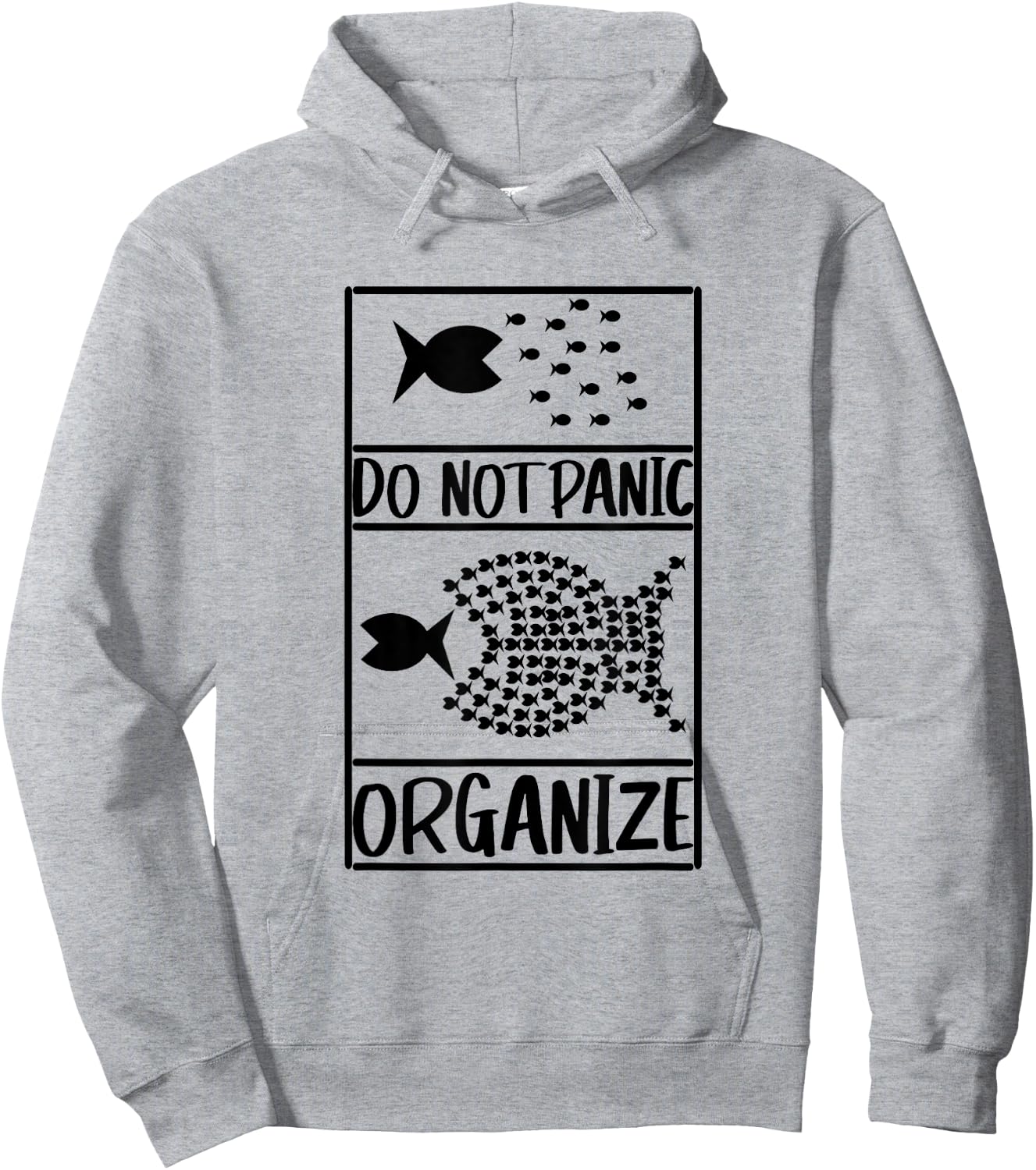 Do not panic organise, do not panic Hoodie - Hoodie | Ash