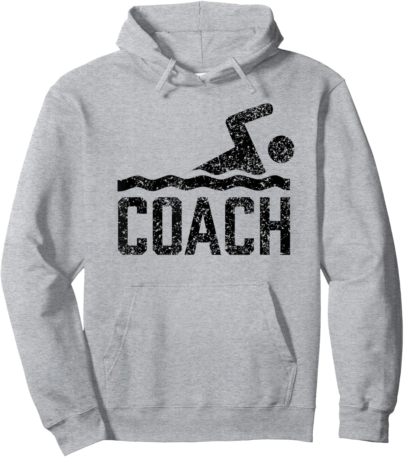 Swimming Coach Trainer Instructor Swimmer Hoodie - Hoodie | Ash