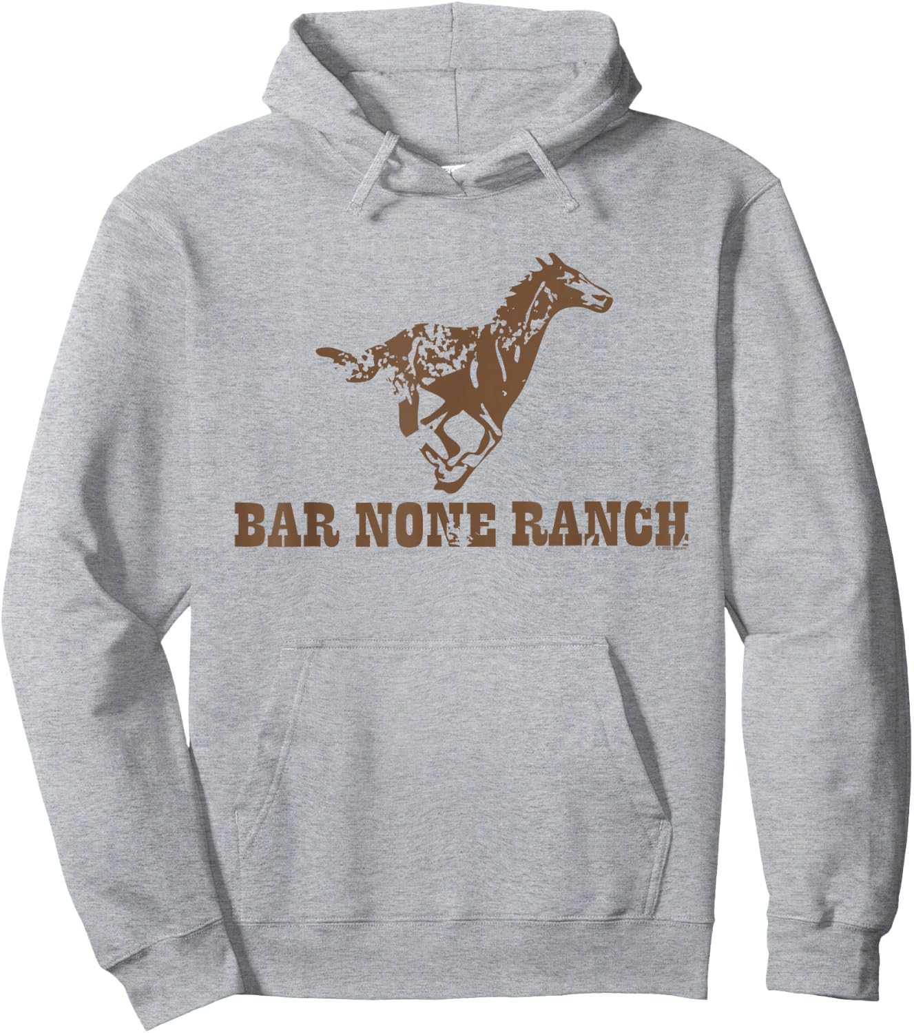 Hey Dude Bar None Ranch Horse Hoodie - Hoodie | Ash