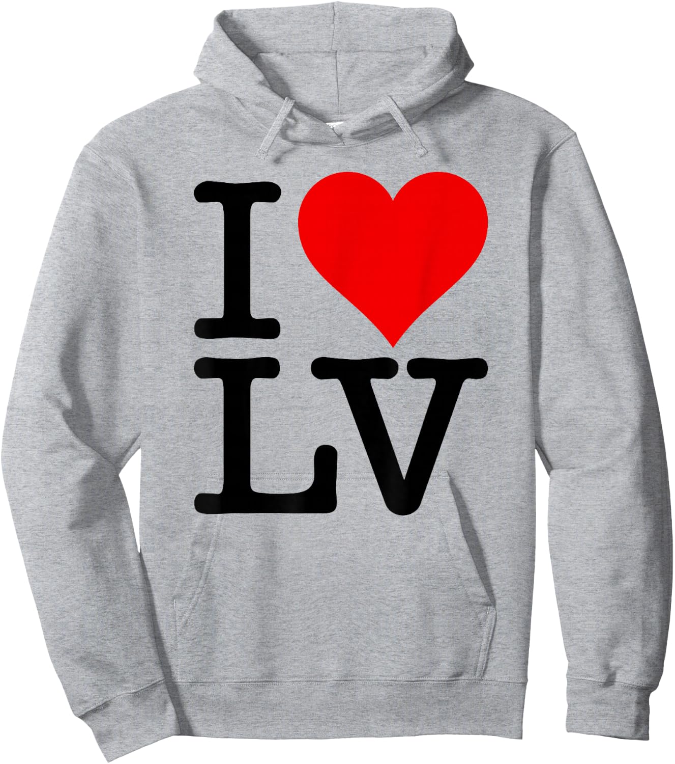 I Love Heart Las Vegas Nevada Lv Hoodie - Hoodie | Ash