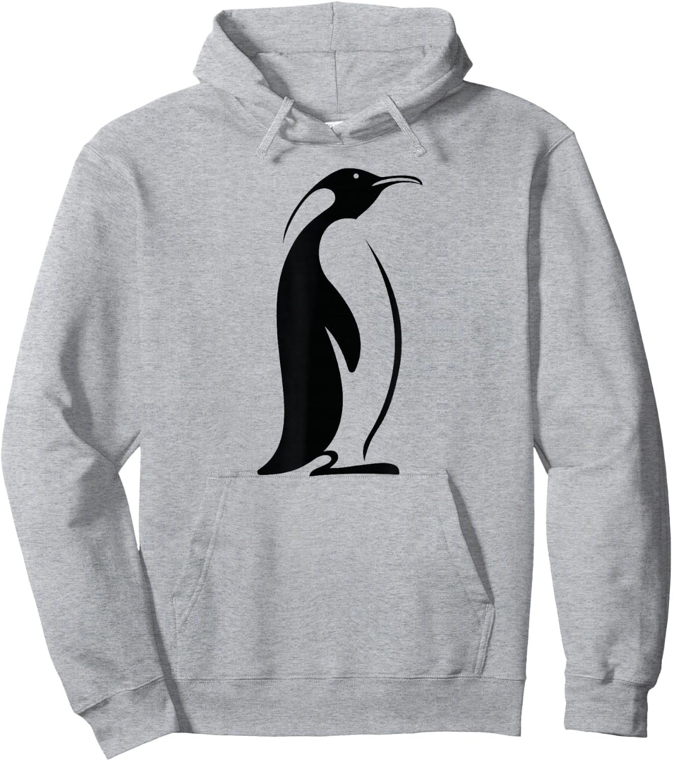 Penguin Logo Hoodie - Hoodie | Ash