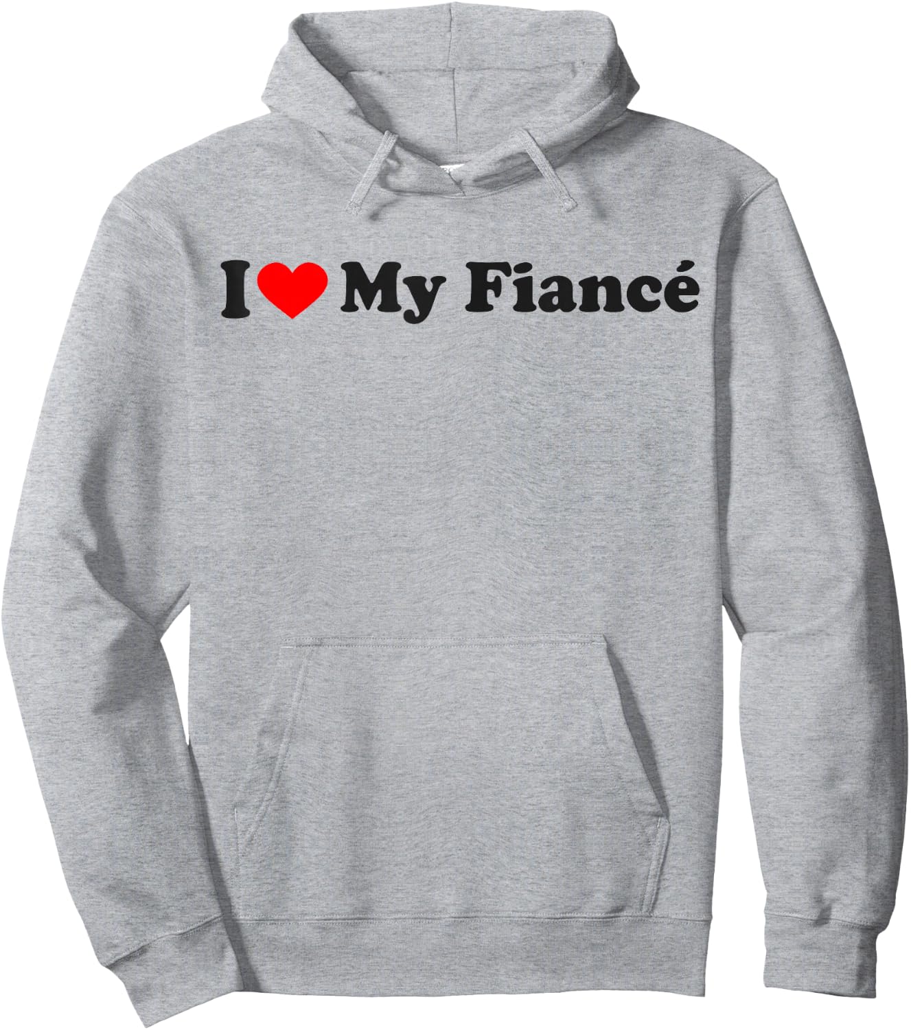 I Heart My Fiancé Hoodie - Hoodie | Ash