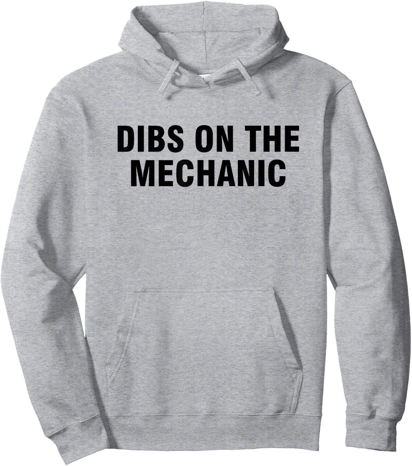 Dibs On The Mechanic Hoodie - Hoodie | Ash