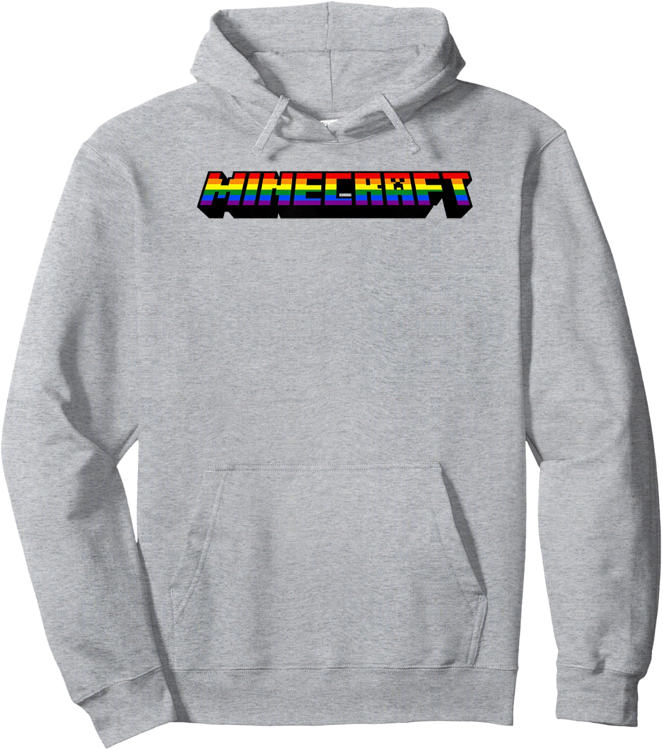 Minecraft Rainbow Logo Hoodie - Hoodie | Ash
