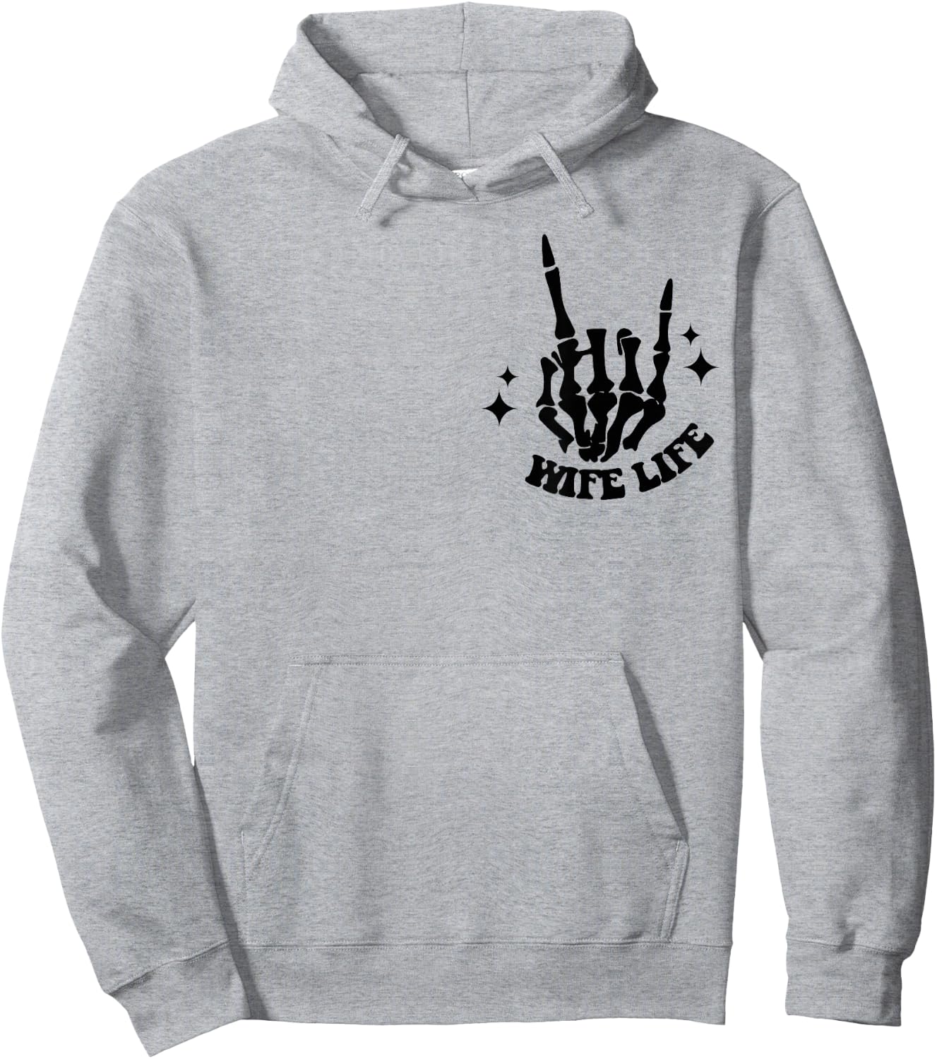 On My Husband's Last Nerve Wife Life Hoodie - Hoodie | Ash