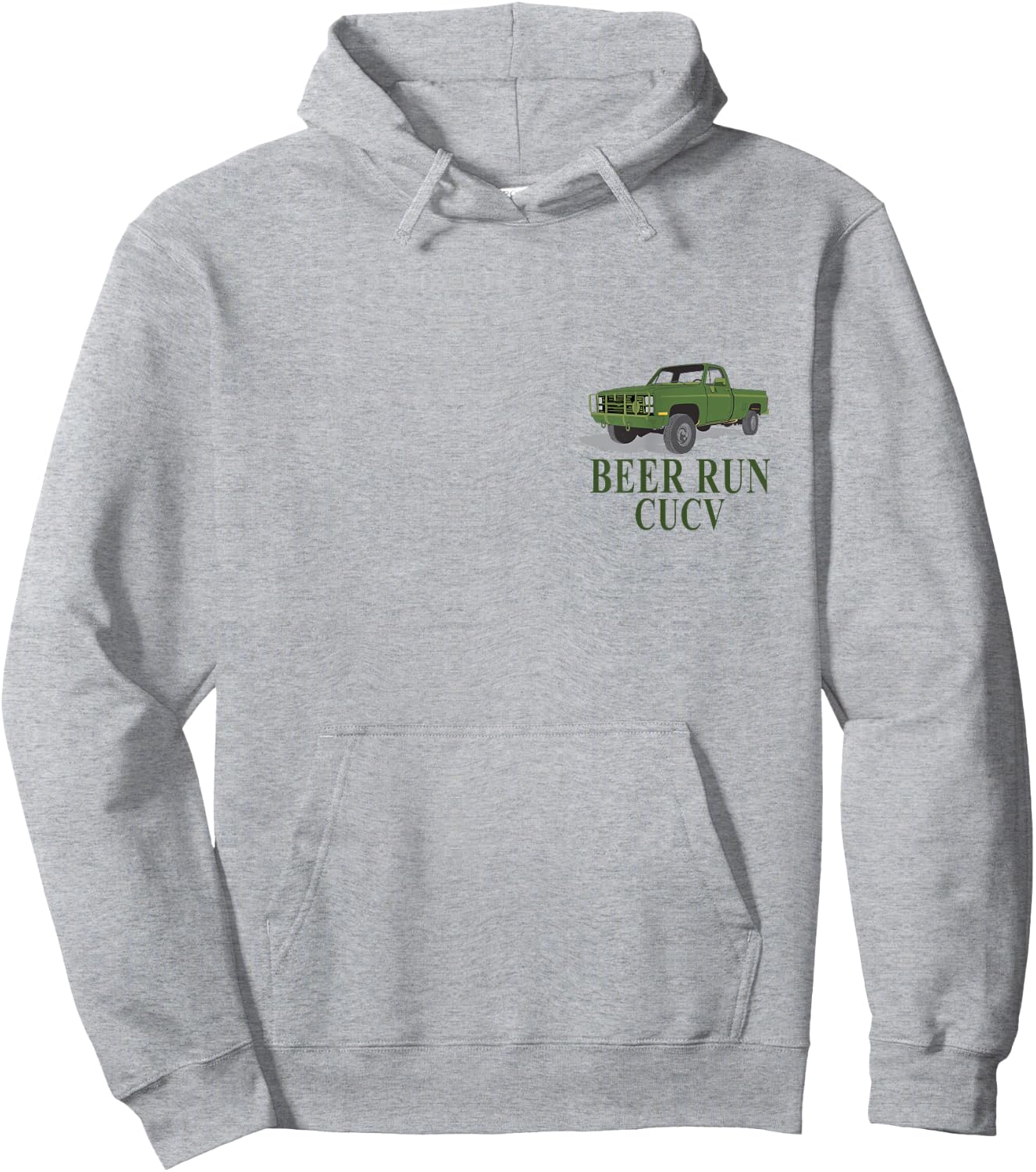 Beer Run Cucv Hoodie - Hoodie | Ash