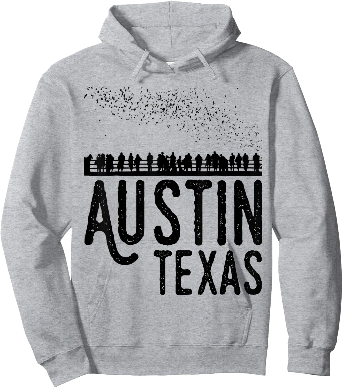 Austin Texas Bats South Congress Shirt Hoodie - Hoodie | Ash