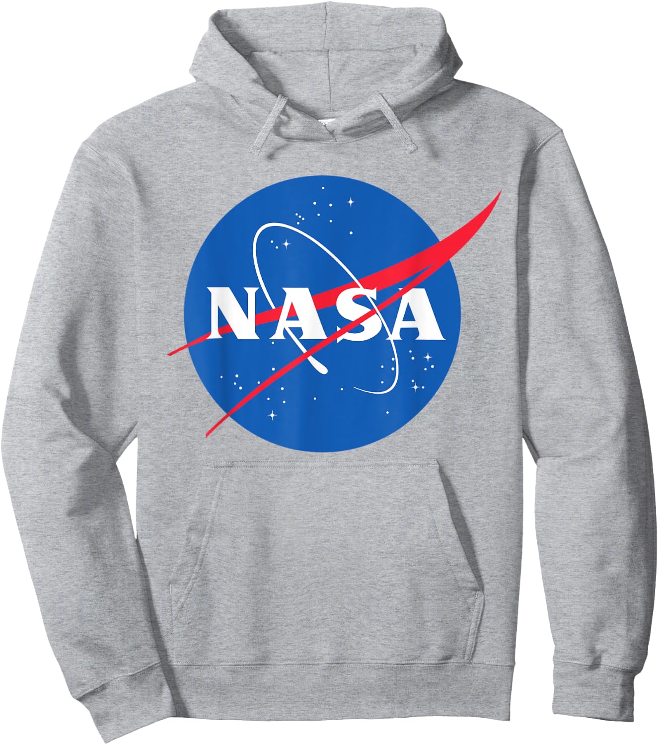NASA Official Meatball NASA Logo Hoodie - Hoodie | Ash