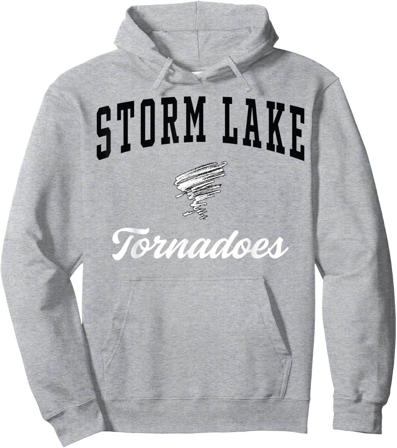 Storm Lake High School Tornadoes C3 Hoodie - Hoodie | Ash