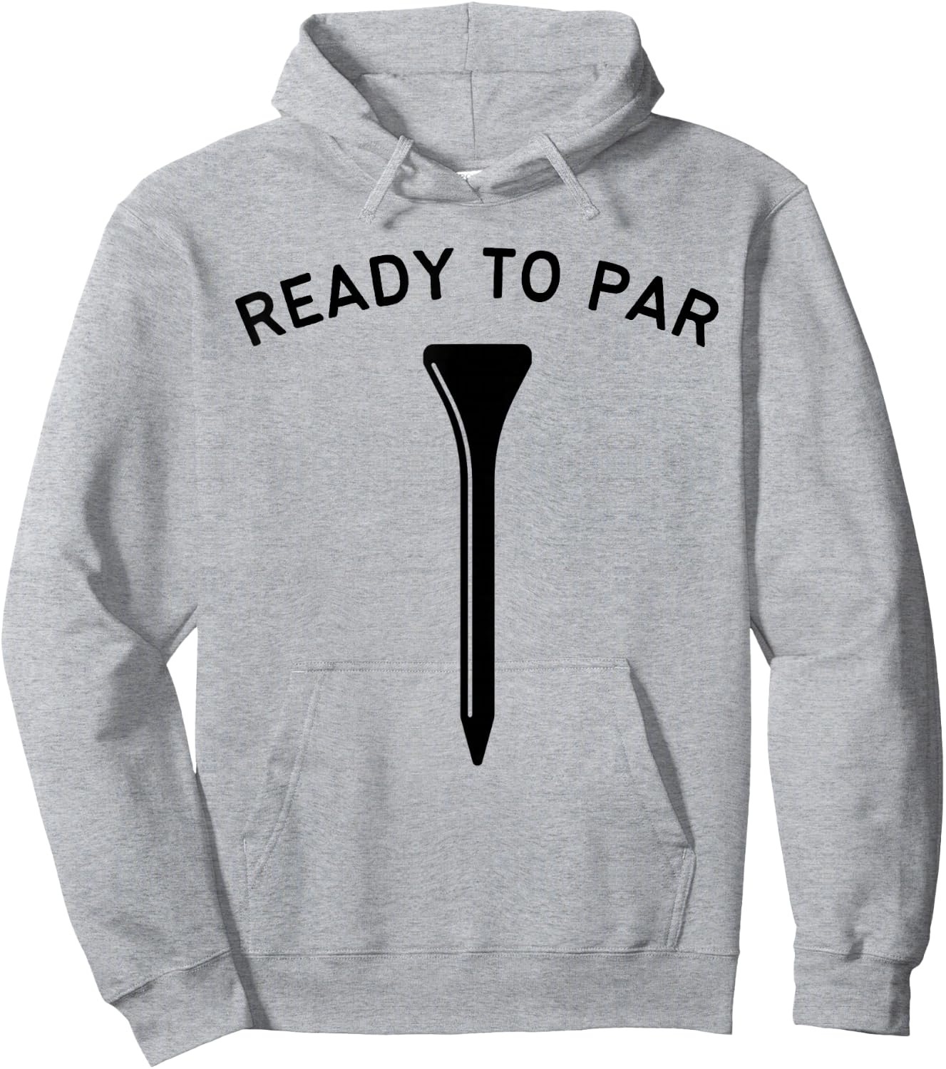 Ready to Par ParTee Funny Golf Golf Fans Hoodie - Hoodie | Ash