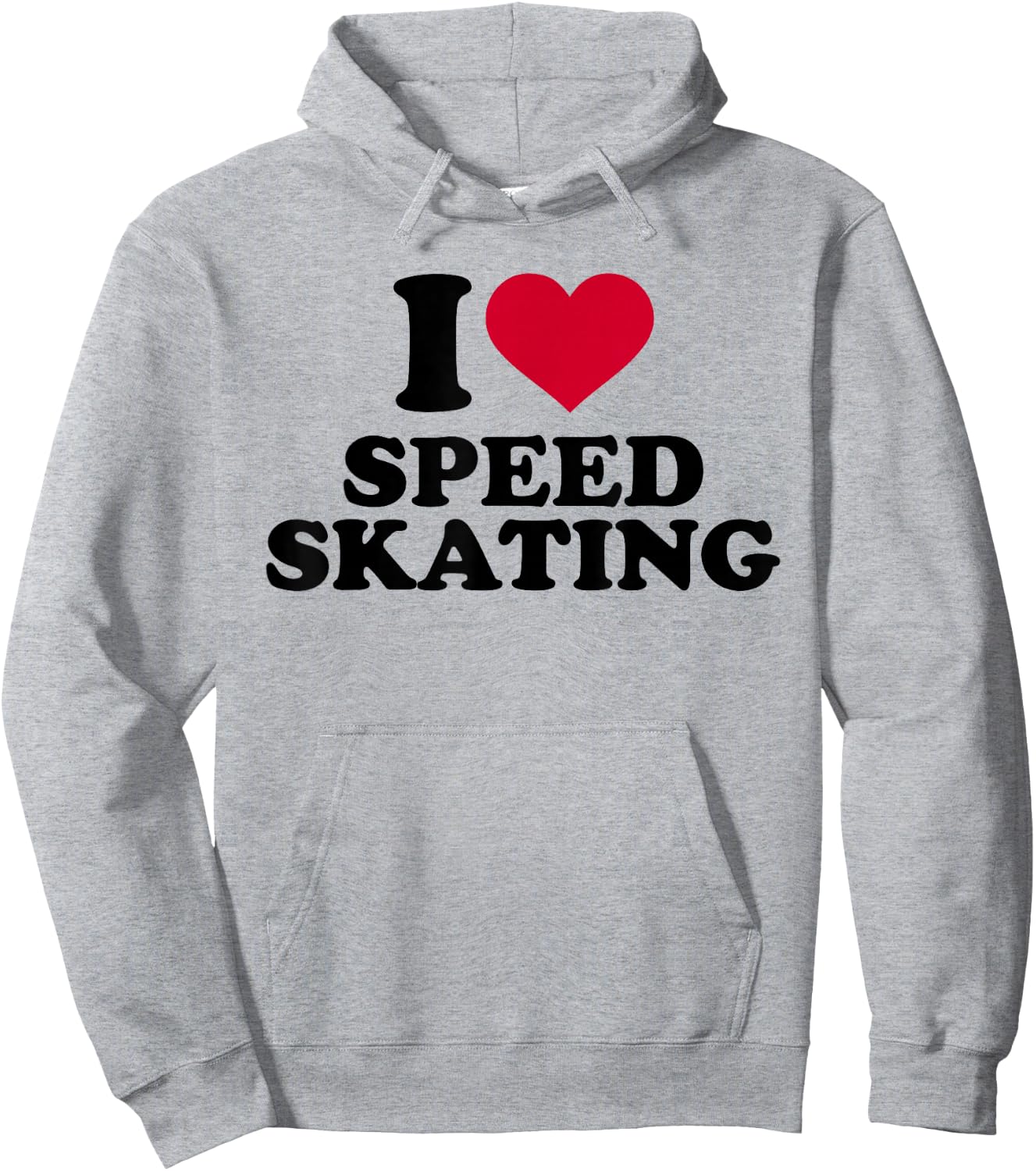 I love speed skating Hoodie - Hoodie | Ash
