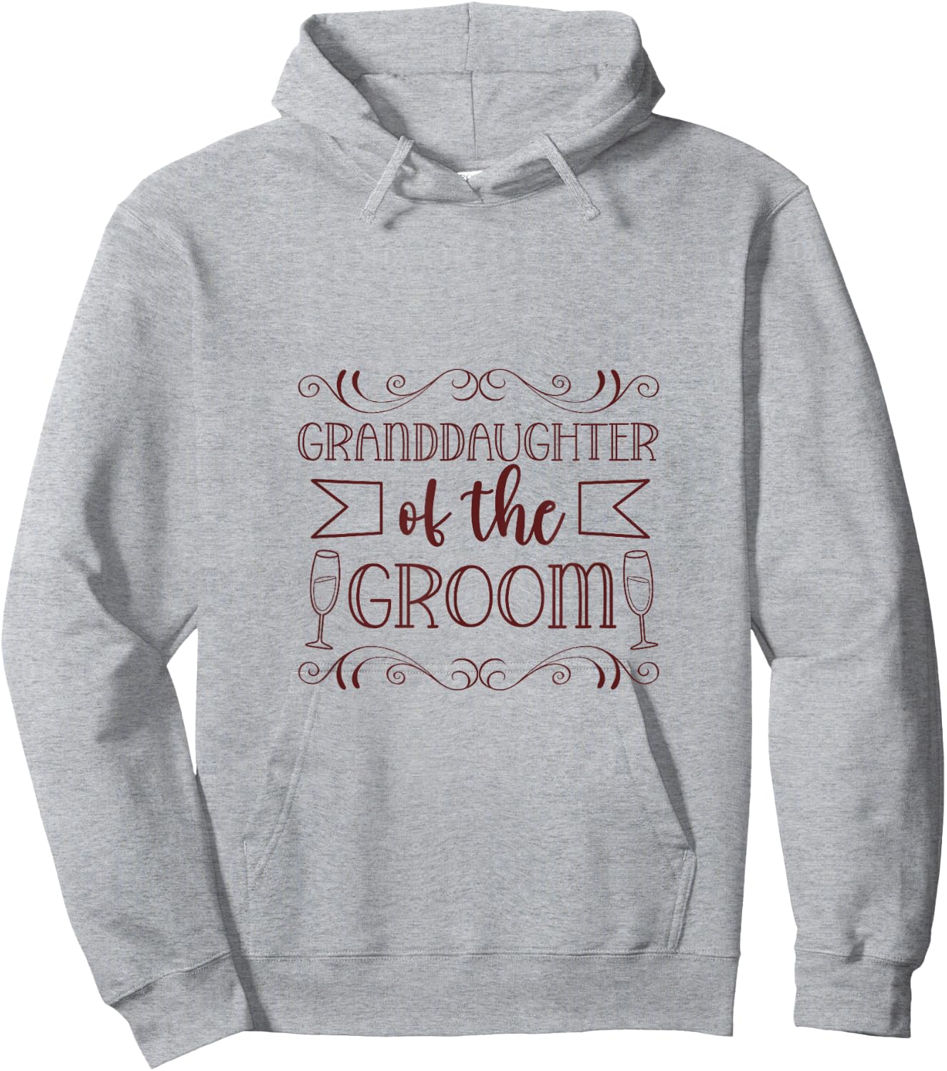 Wedding - Granddaughter of the groom Hoodie - Hoodie | Ash