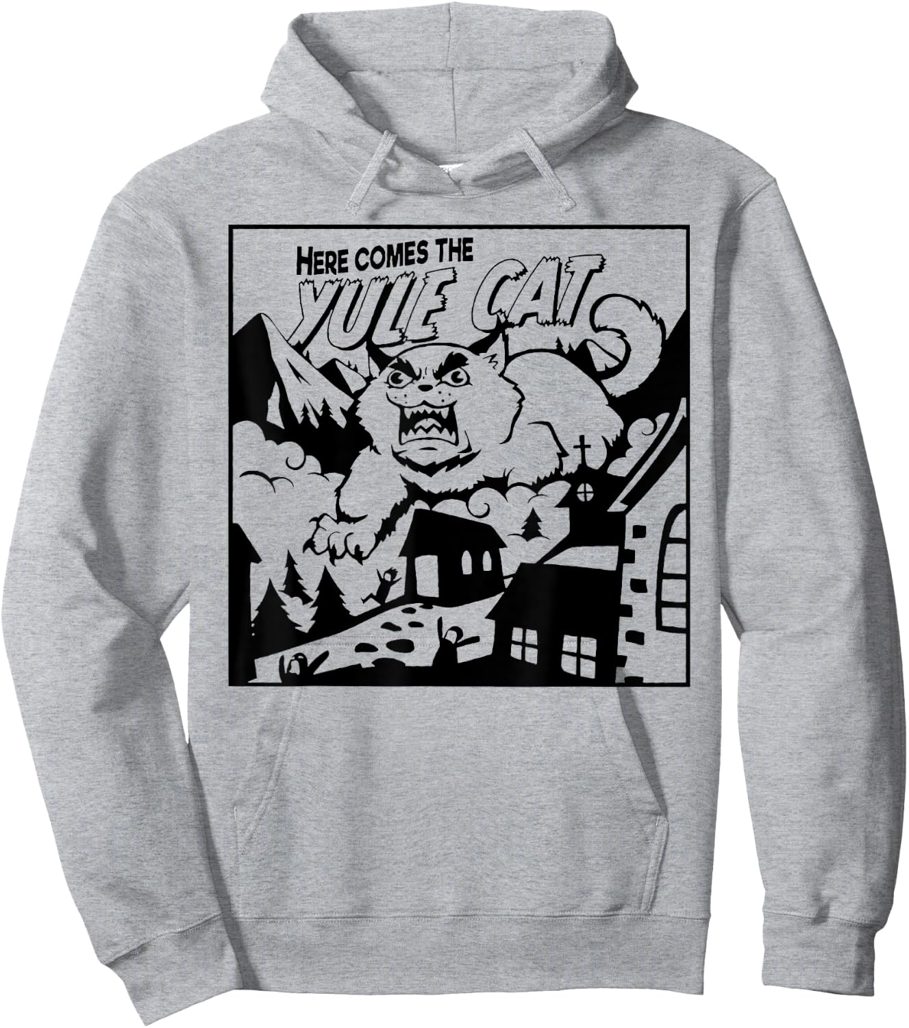 Yule Cat Women Hoodie - Hoodie | Ash
