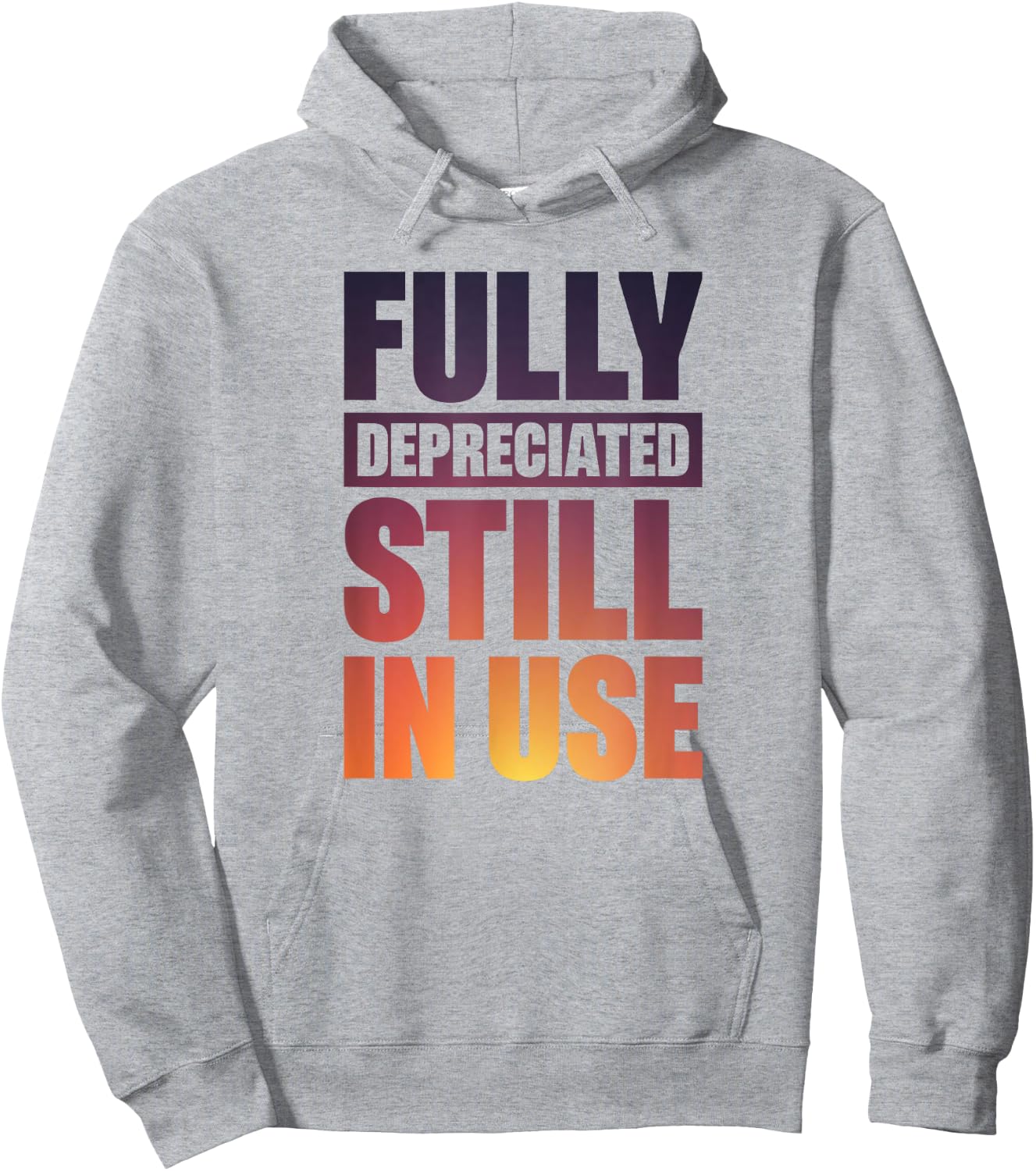 Fully Depreciated Still In Use Hoodie - Hoodie | Ash