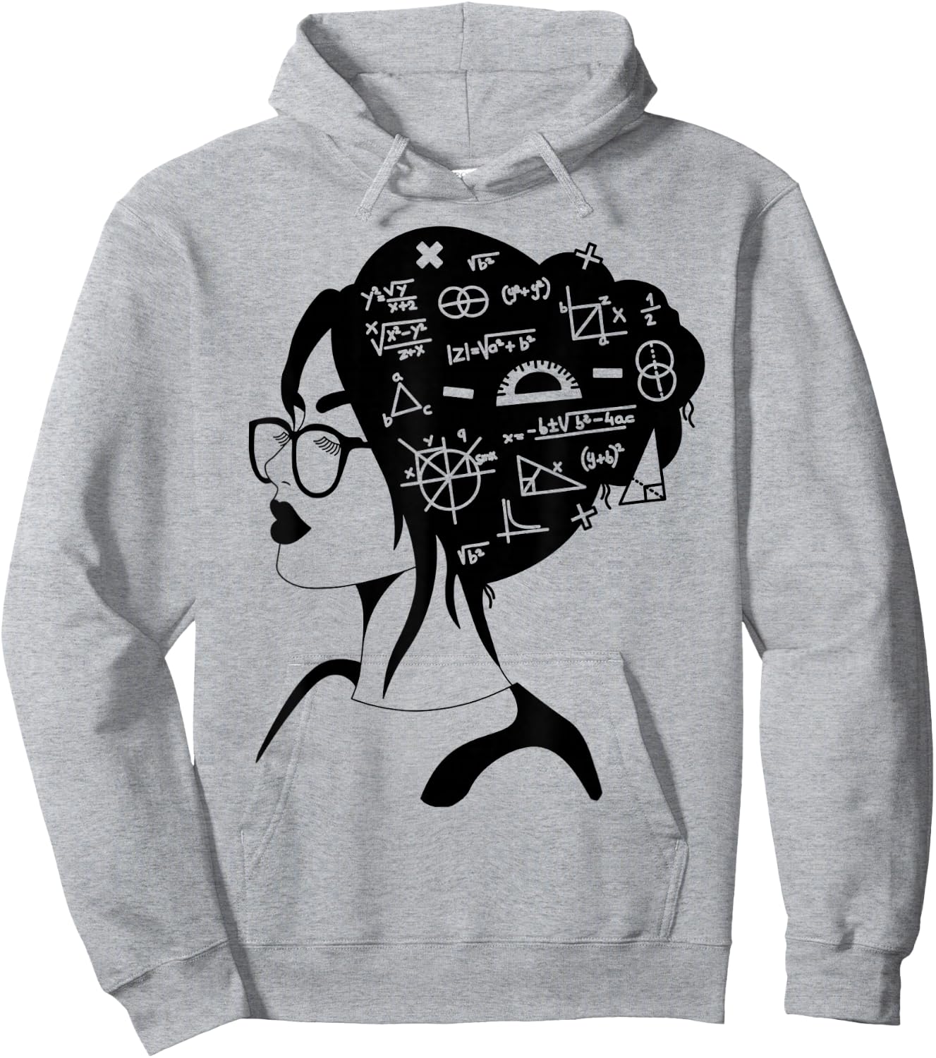 Math Lover Girl | Cute Teacher and student Hoodie - Hoodie | Ash