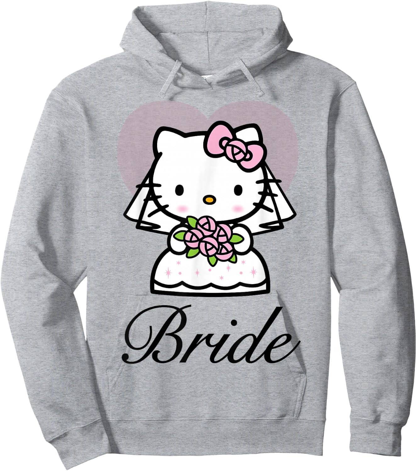 Hello Kitty Bride Shirt Hoodie - Hoodie | Ash