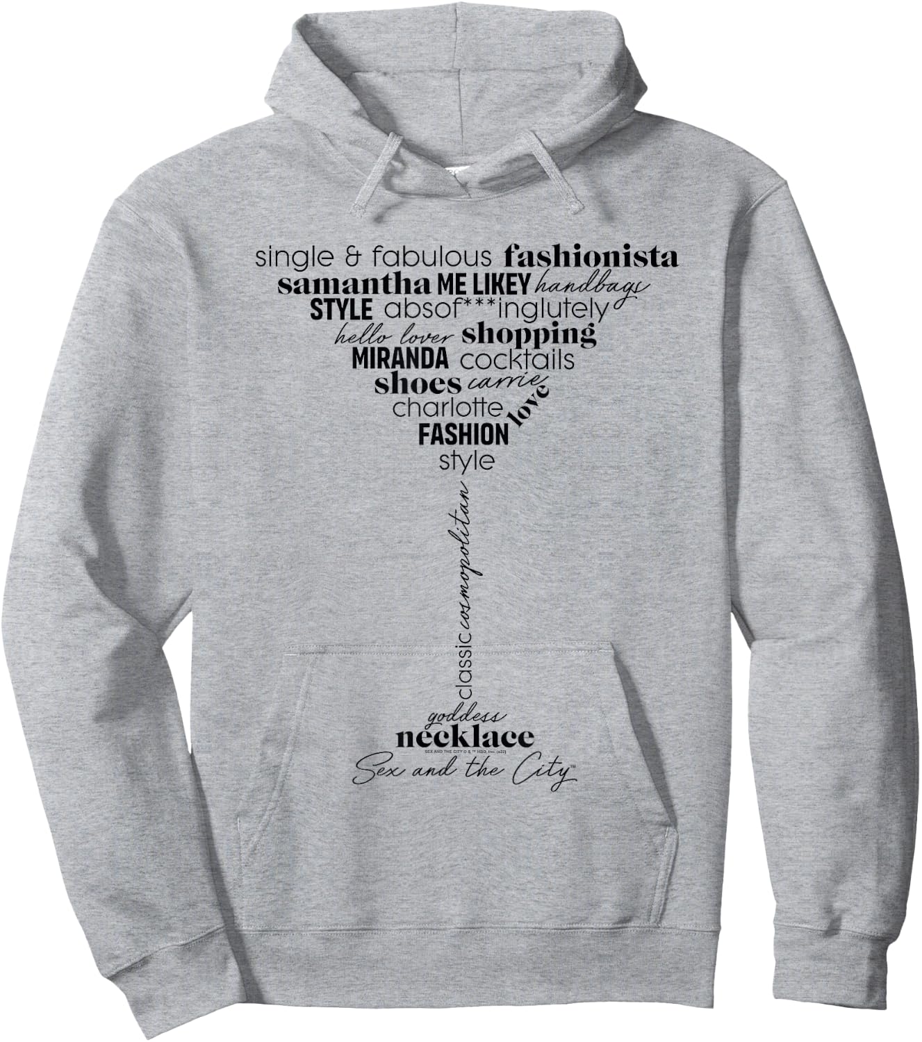 Sex and the City Classic Cosmopolitan Hoodie - Hoodie | Ash
