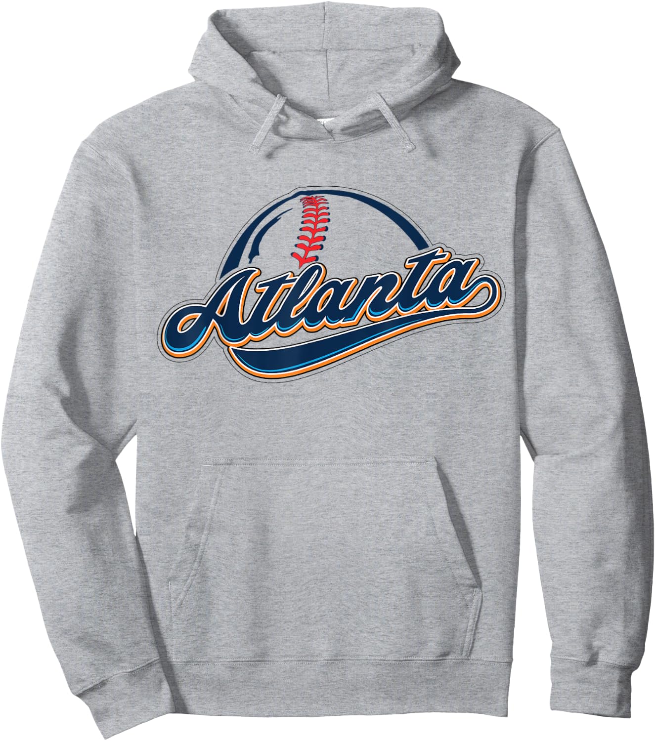 Atlanta 2022 - Baseball Lovers Hoodie - Hoodie | Ash
