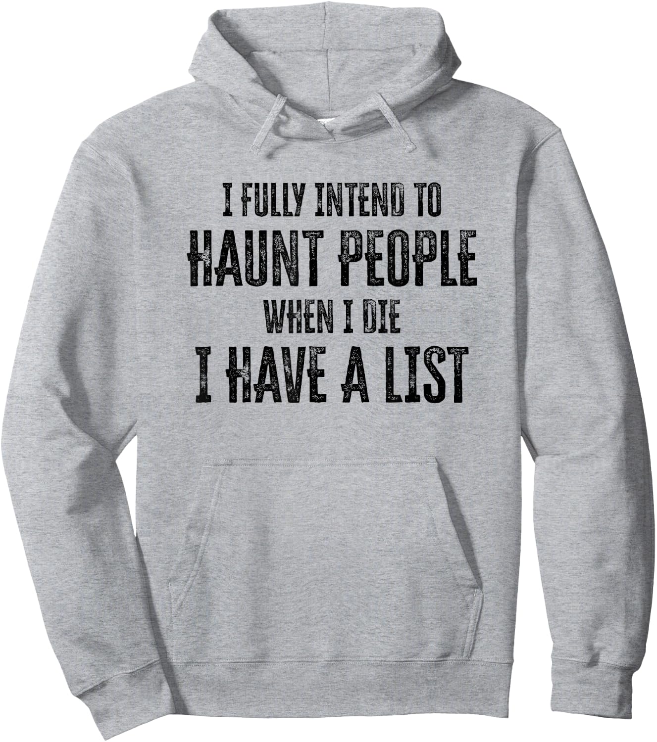 Cat I fully intend to haunt people when I die Hoodie - Hoodie | Ash