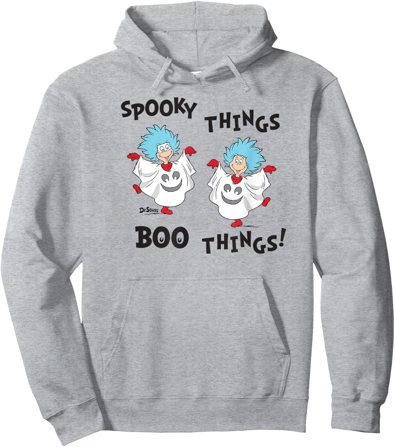 Dr. Seuss Halloween Spooky Boo Things Hoodie - Hoodie | Ash