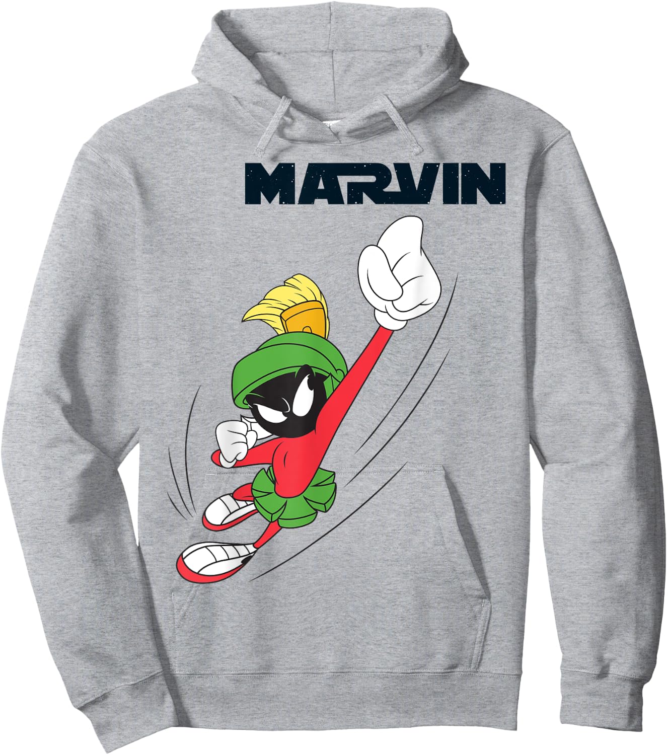 Marvin Flying Martian Hoodie - Hoodie | Ash