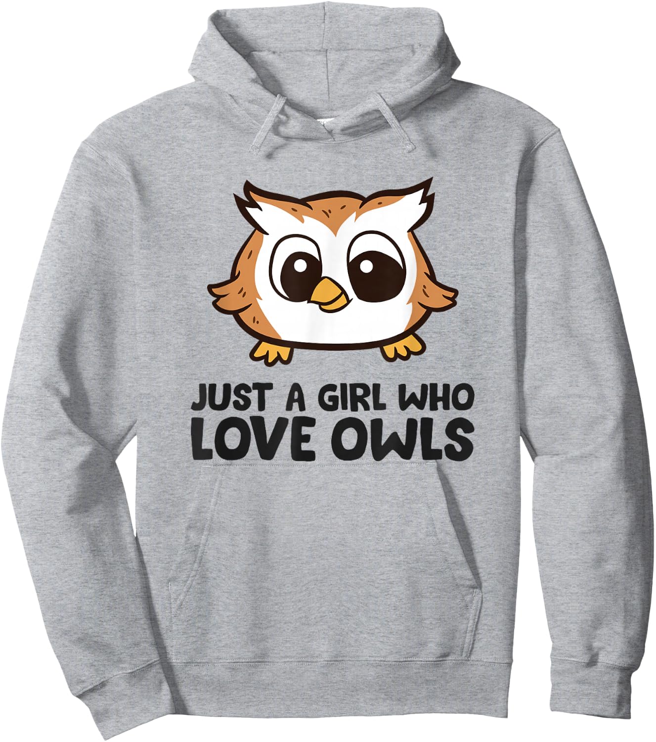 Just a Girl Who Loves Owls Hoodie - Hoodie | Ash