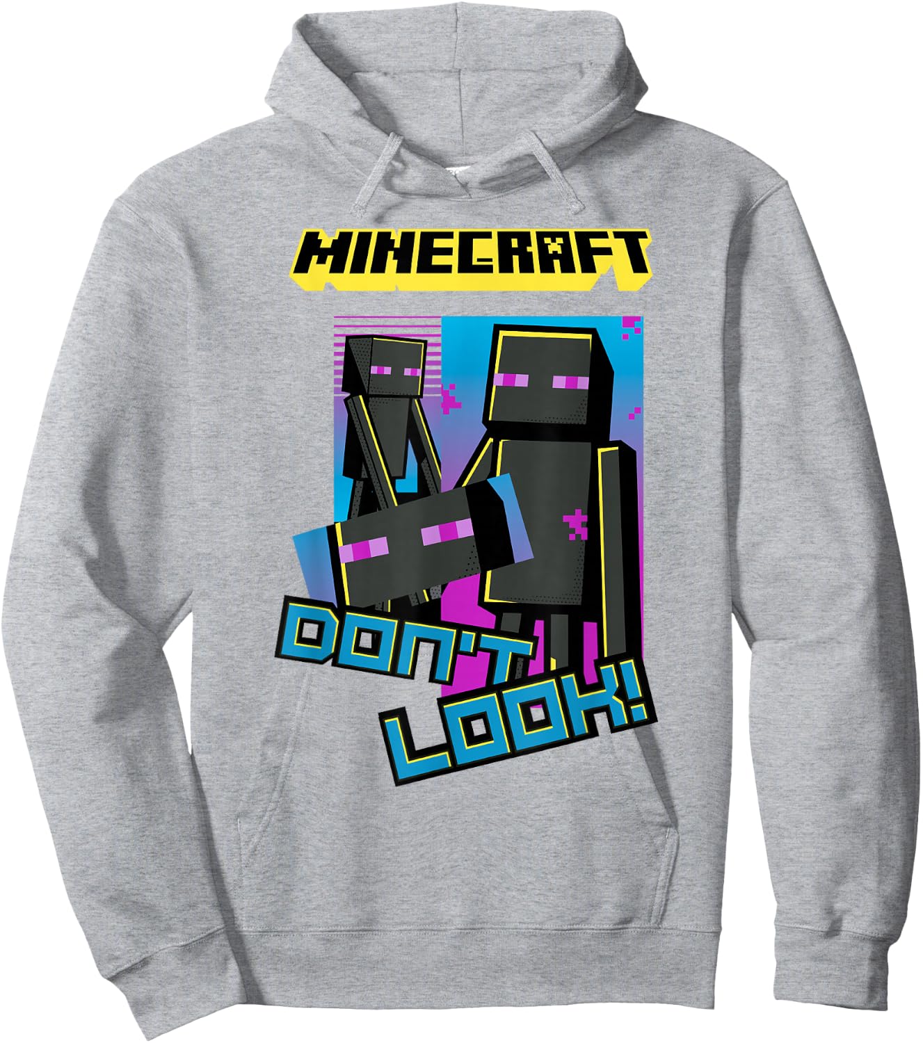 Minecraft Enderman Don't Look! Poster Hoodie - Hoodie | Ash