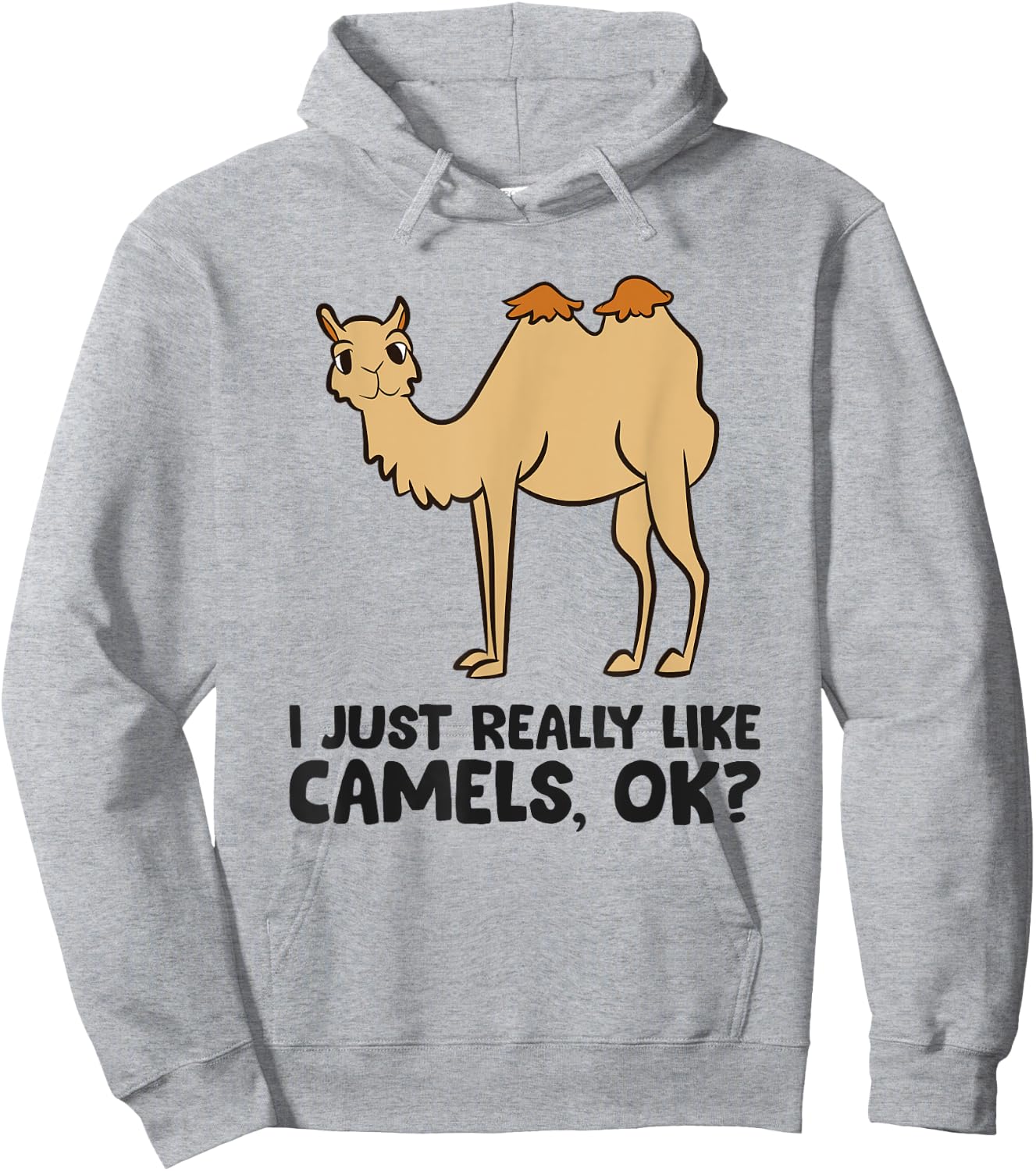 Camel Lover, I Just Really Like Camels, Ok? Hoodie - Hoodie | Ash