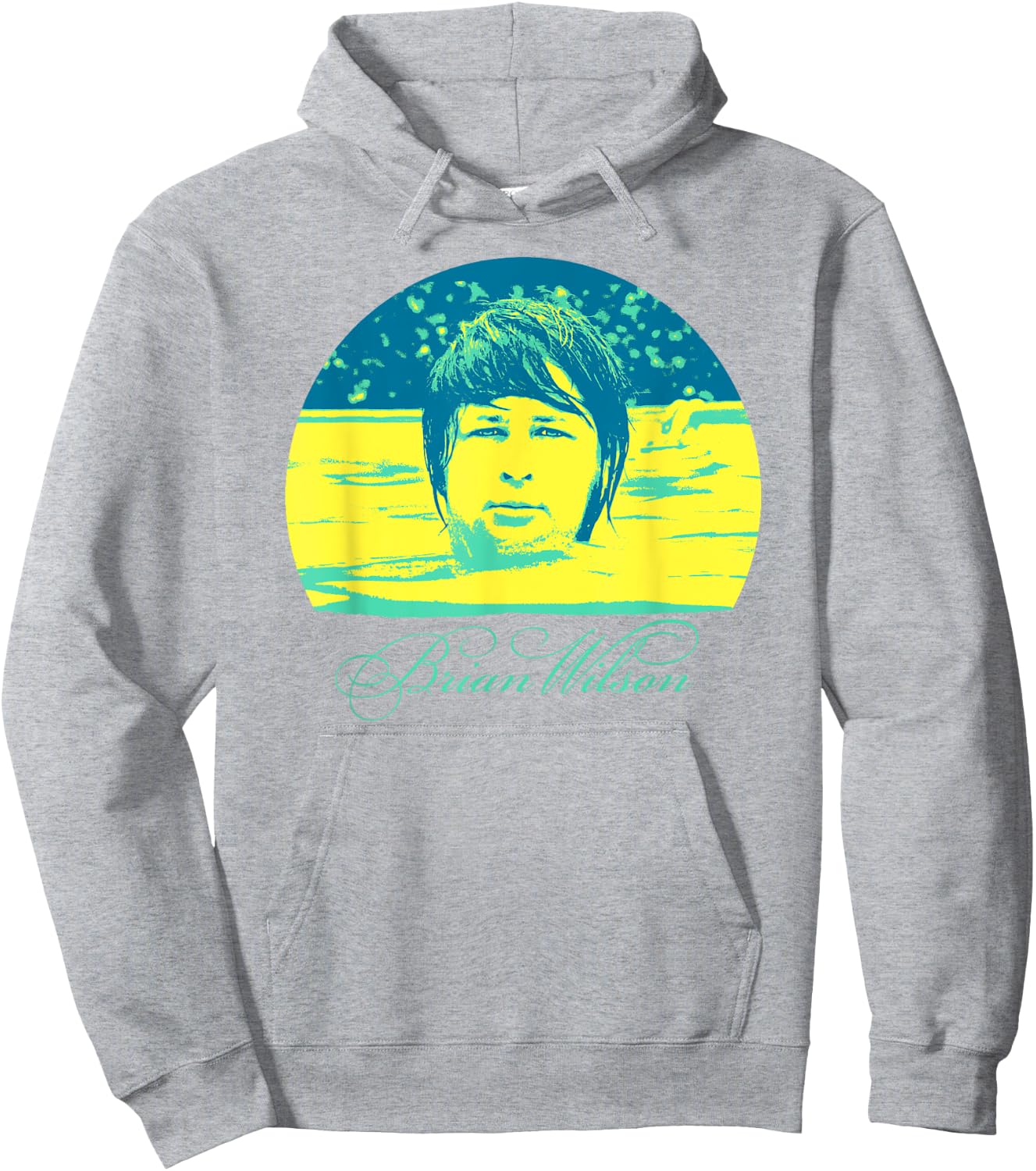 Brian Wilson – Head In Water Hoodie - Hoodie | Ash
